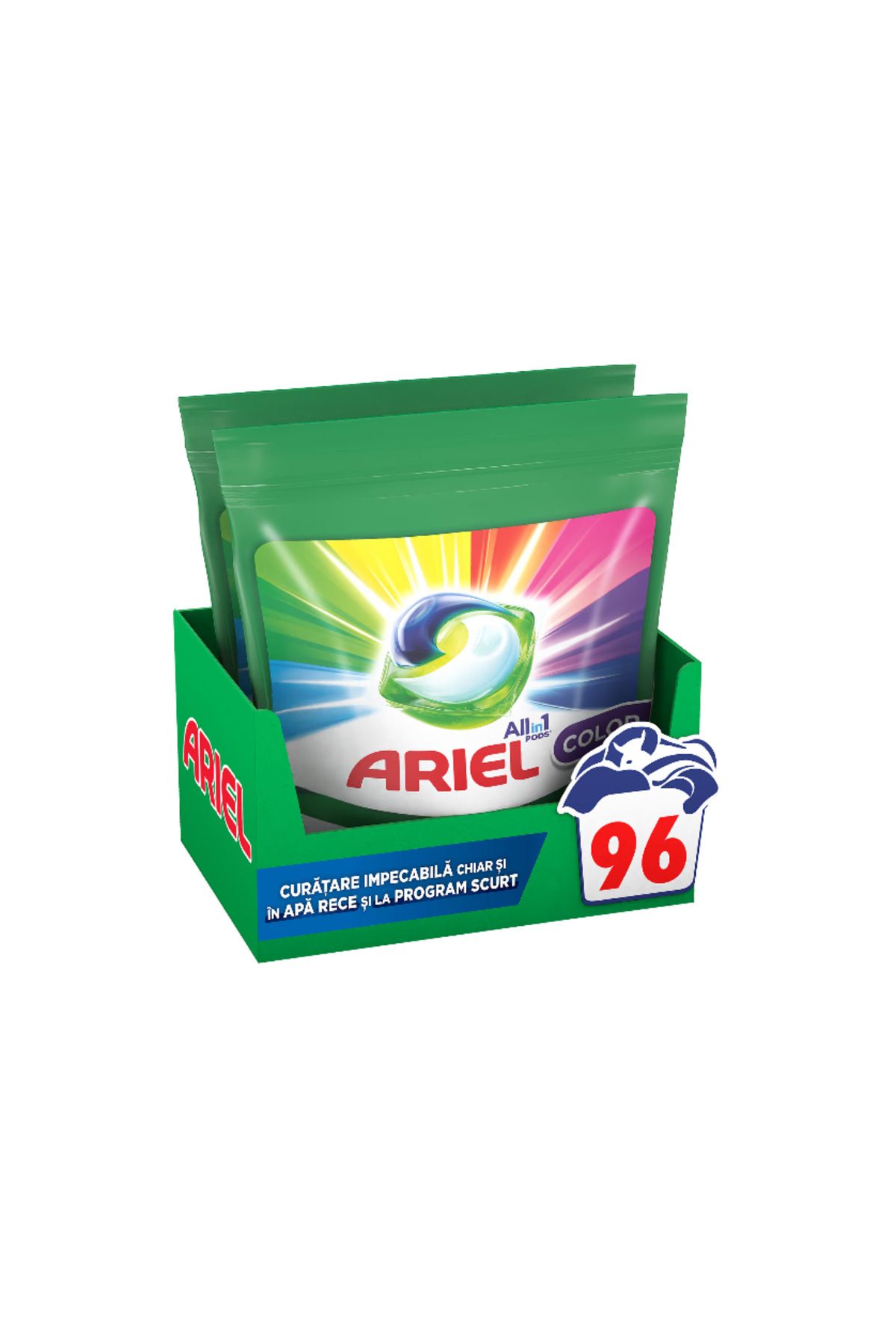 Ariel-Capsule detergent de rufe Color All In One Pods, 96 de spălări 1