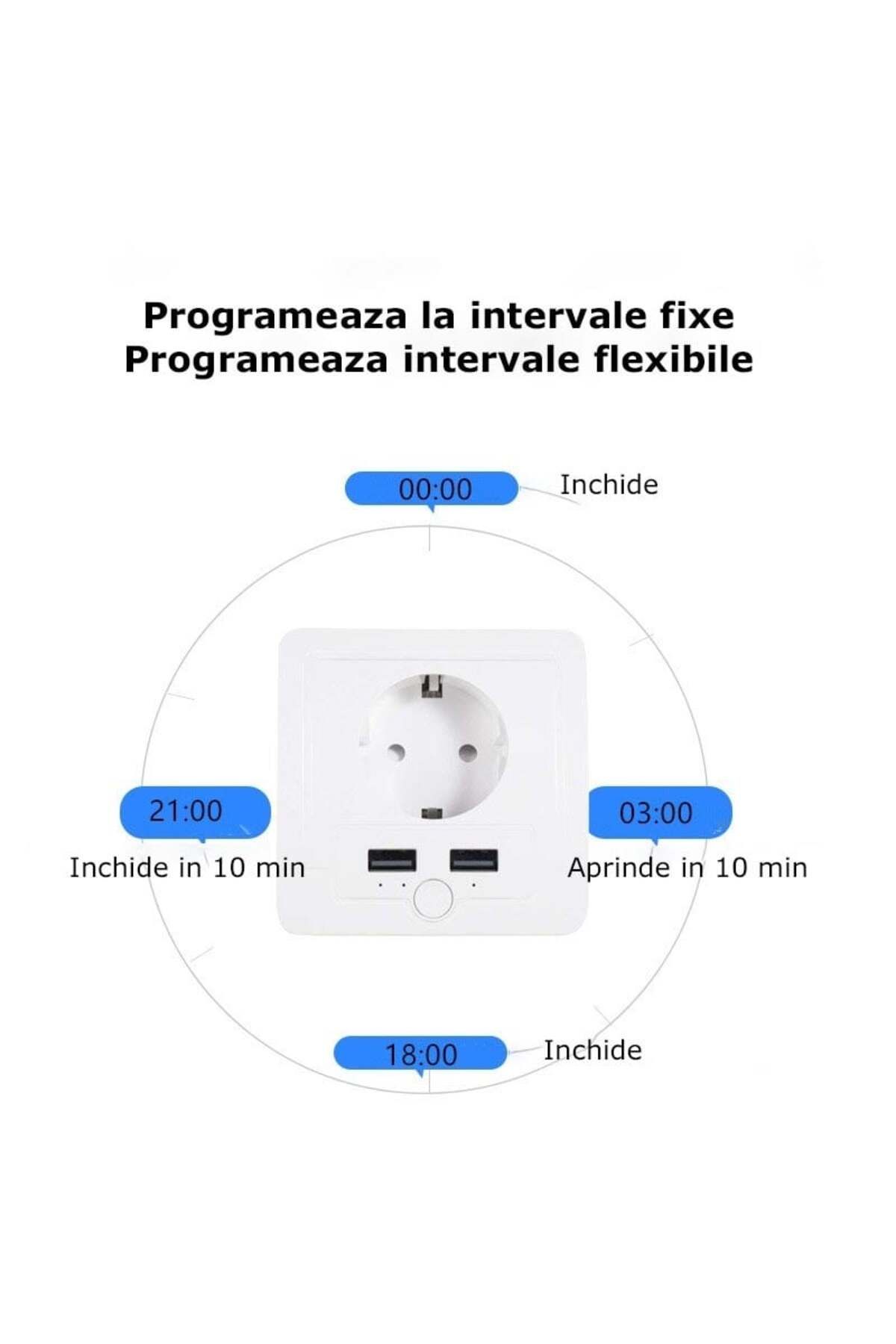 TECHSTAR-Smart Techstar® M36 Built-in Socket, Wireless 2.4GHz, Smart Home, Google Home. Amazon Echo, Alexa 6