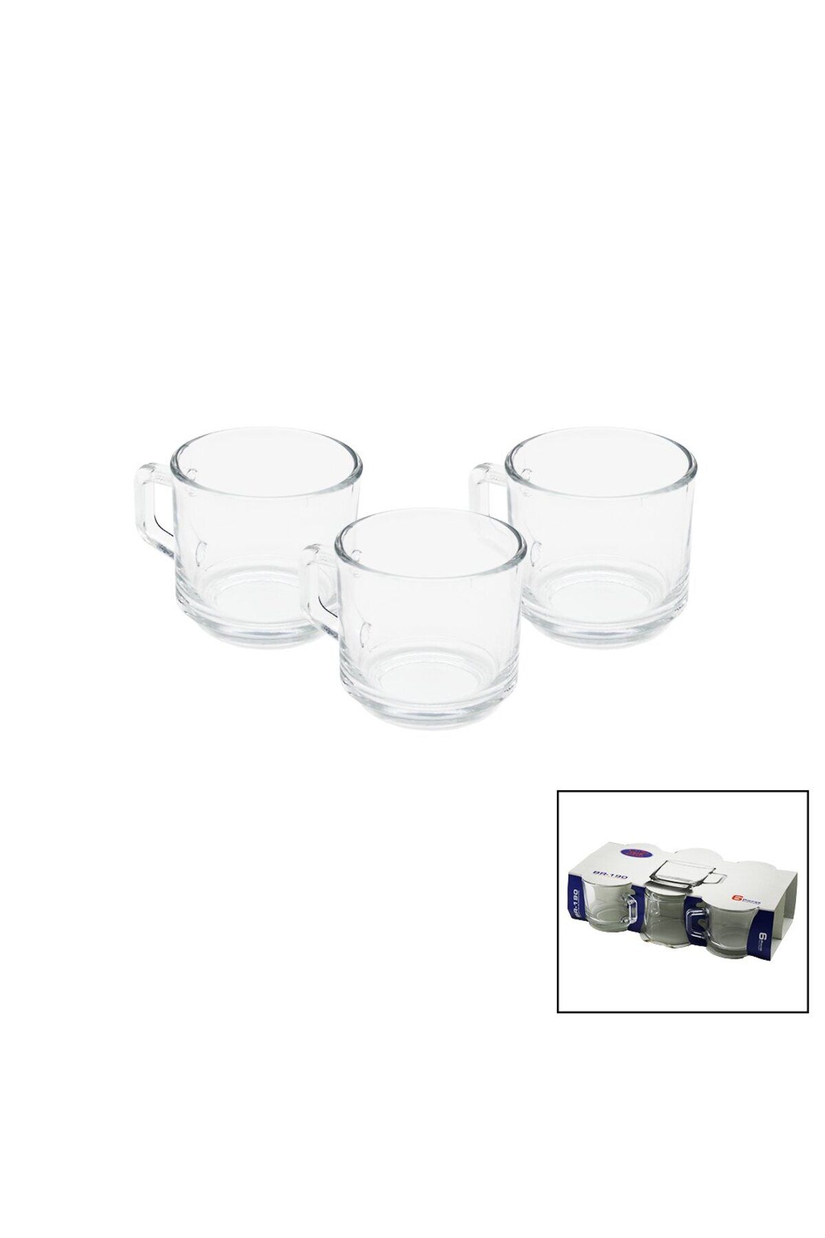 STOREMAX nffastore 6 PCS MİNİ CAM KUPA 150ML Star Collectionbuy 1051353