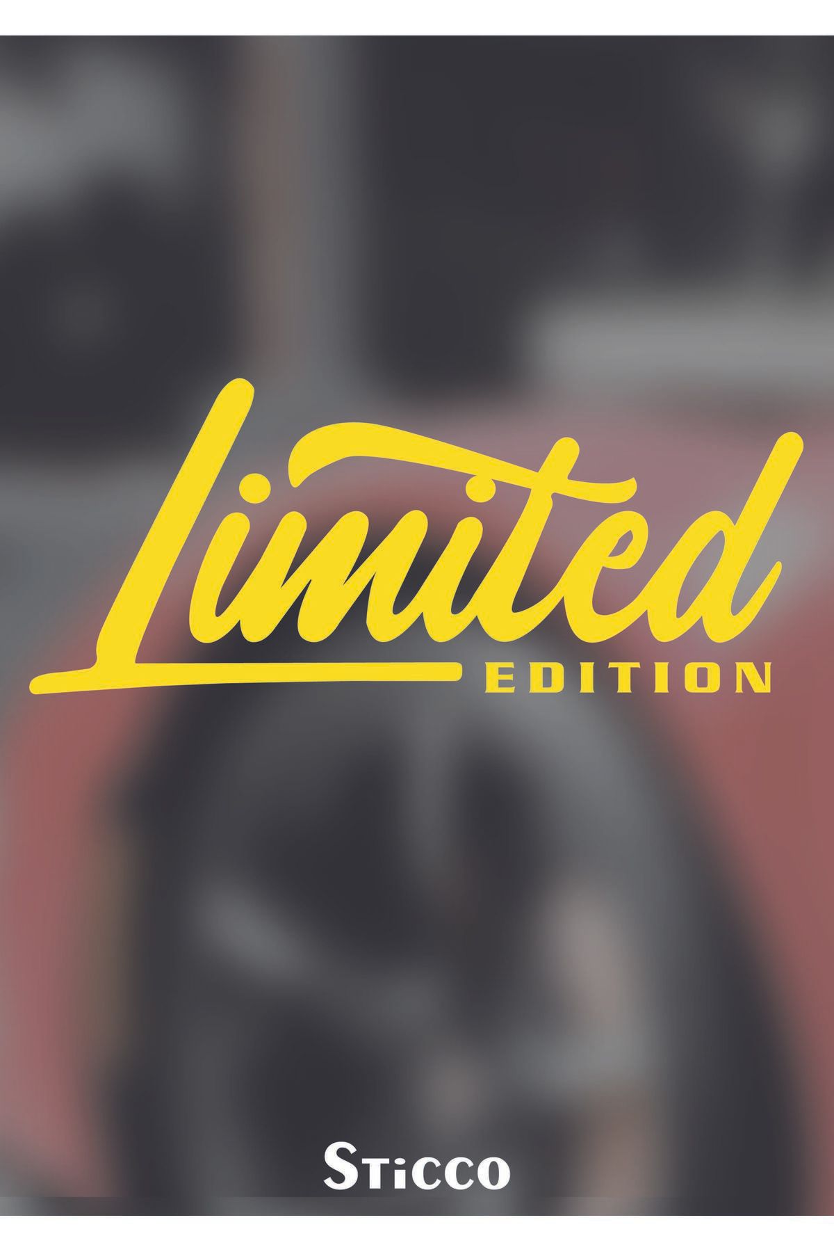 Sticco Limited Edition - Sticker Araba - Motosiklet Sticker 20x8cm