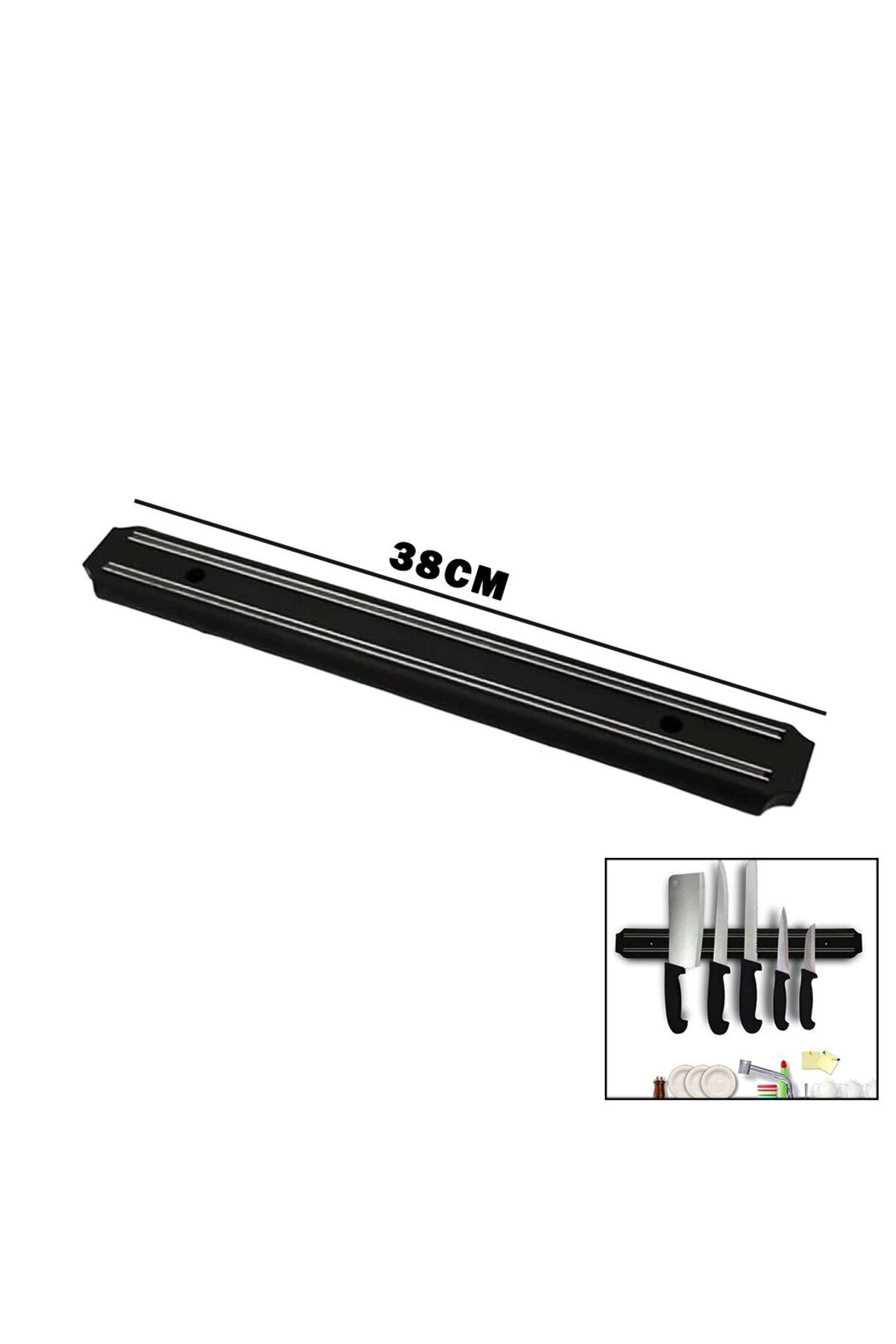 STOREMAX nffastore 38CM MIKNATISLI BIÇAK - MAKAS ASKISI VİDALI MONTAJ Star Collectionbuy 1051353