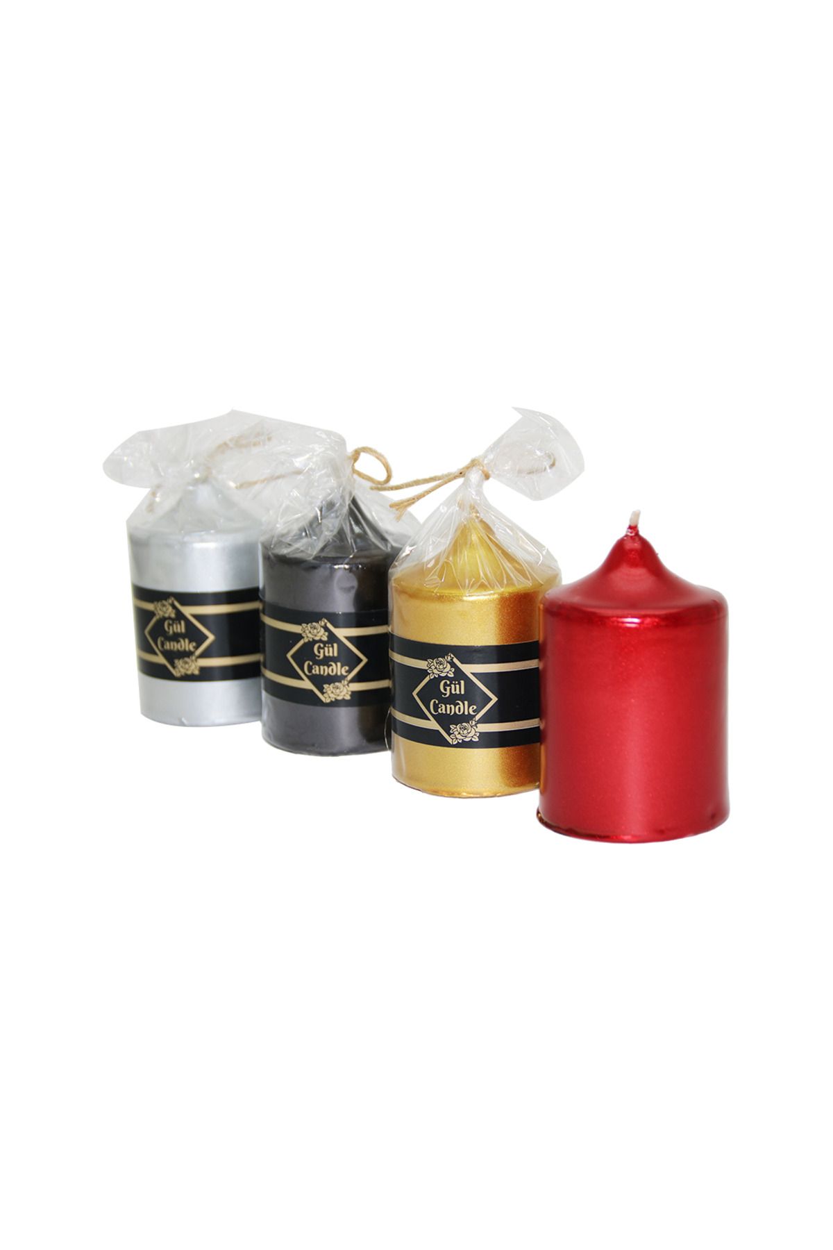 STOREMAX nffastore 5X7 - KÜÇÜK RENKLİ YALDIZLI TAKOZ MUM Star Collectionbuy 1051353