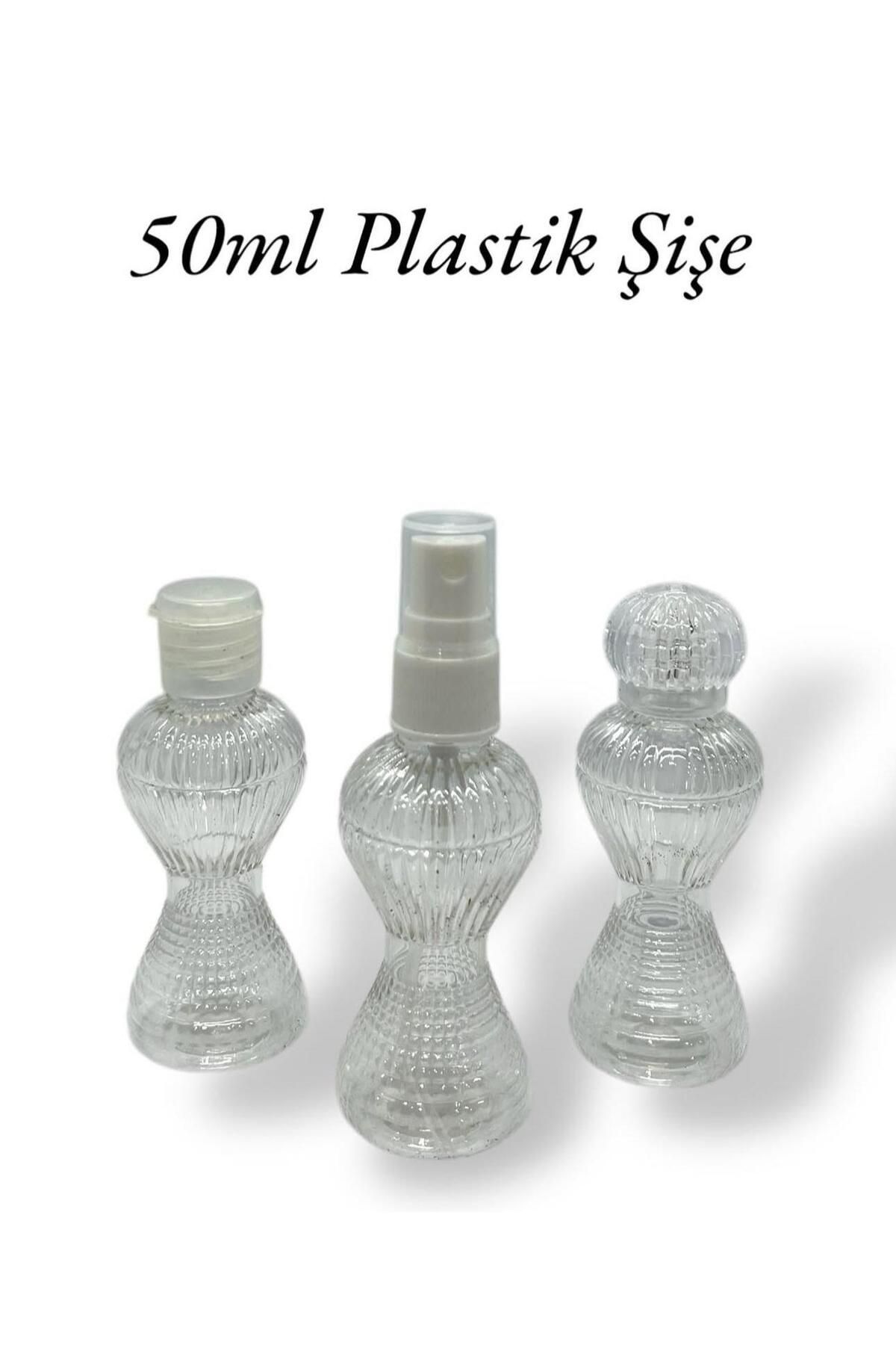 Butik Center 20 Adet 50 Ml Kolonya Şi̇şesi̇ Plasti̇k Bebek Doğum Mevlüt
