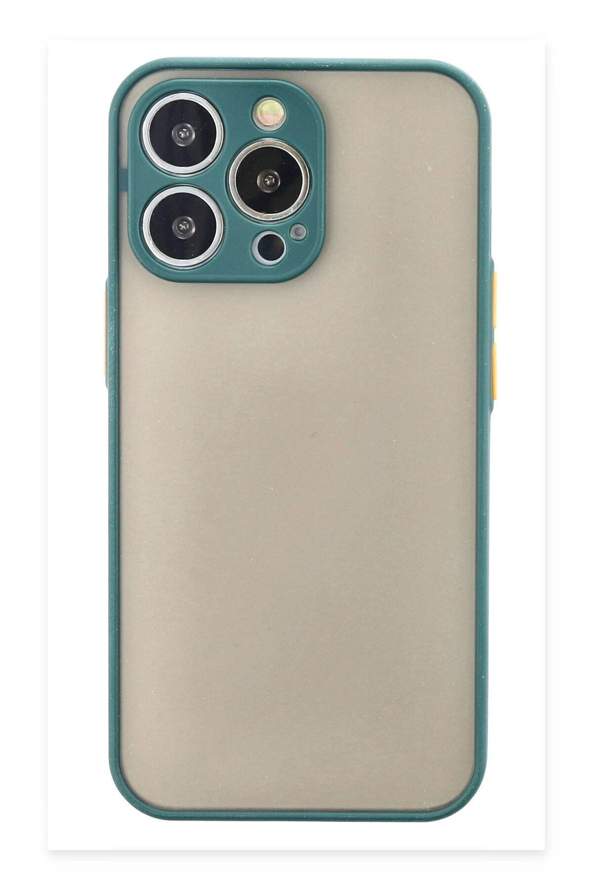 Toptan Bulurum iPhone 15 Pro Max Kılıf Montreal Silikon Kapak - Yeşil