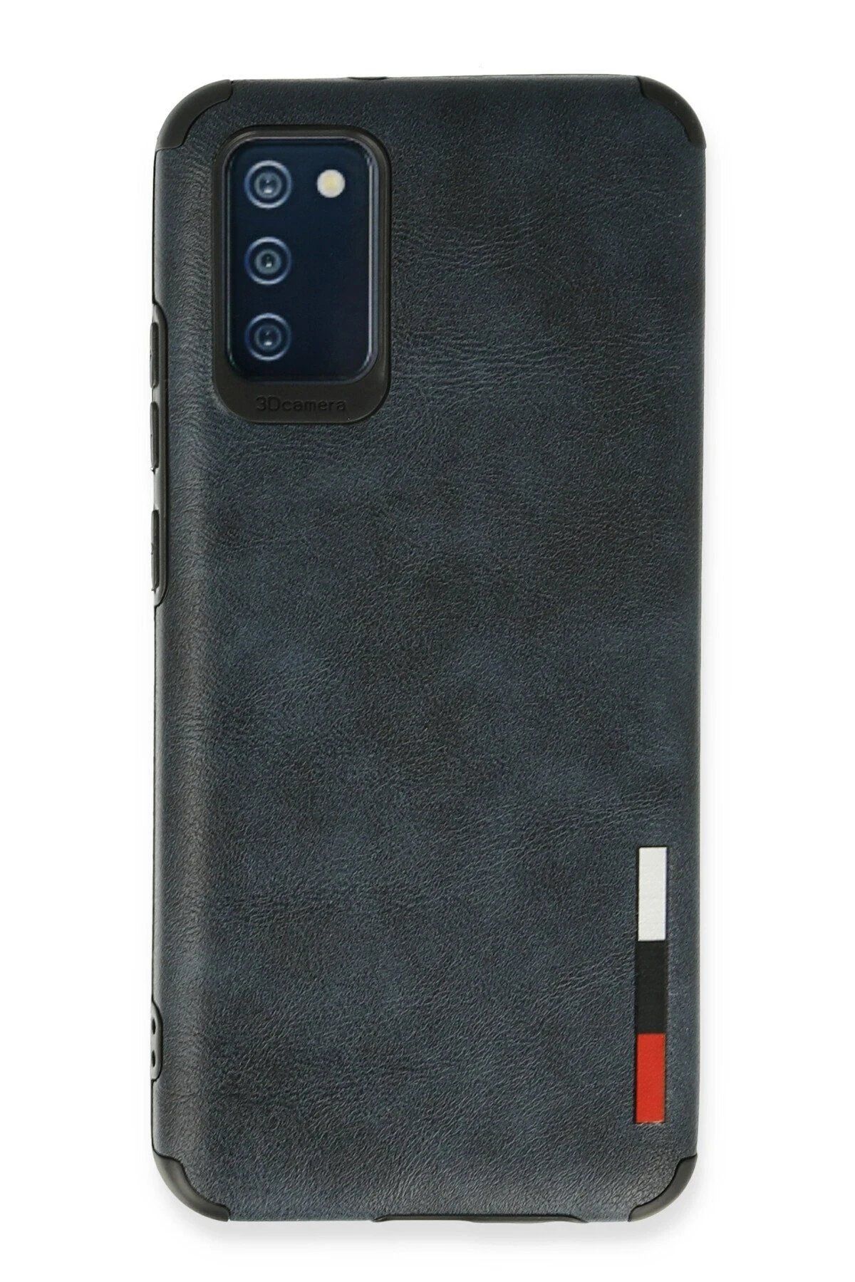 Toptan Bulurum Samsung Galaxy A02S Kılıf Loop Deri Silikon - Lacivert