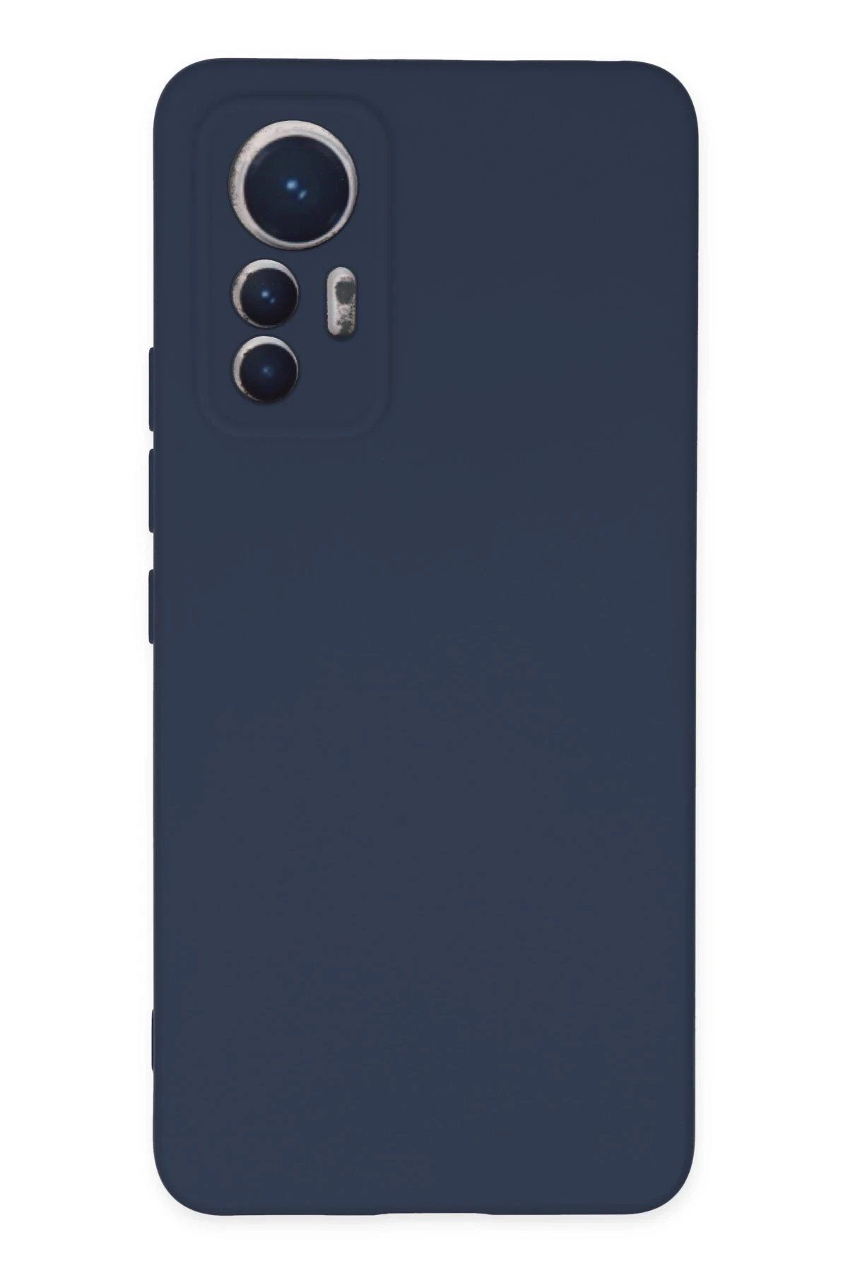 Toptan Bulurum Xiaomi Mi 12 Lite Kılıf Nano içi Kadife Silikon - Lacivert