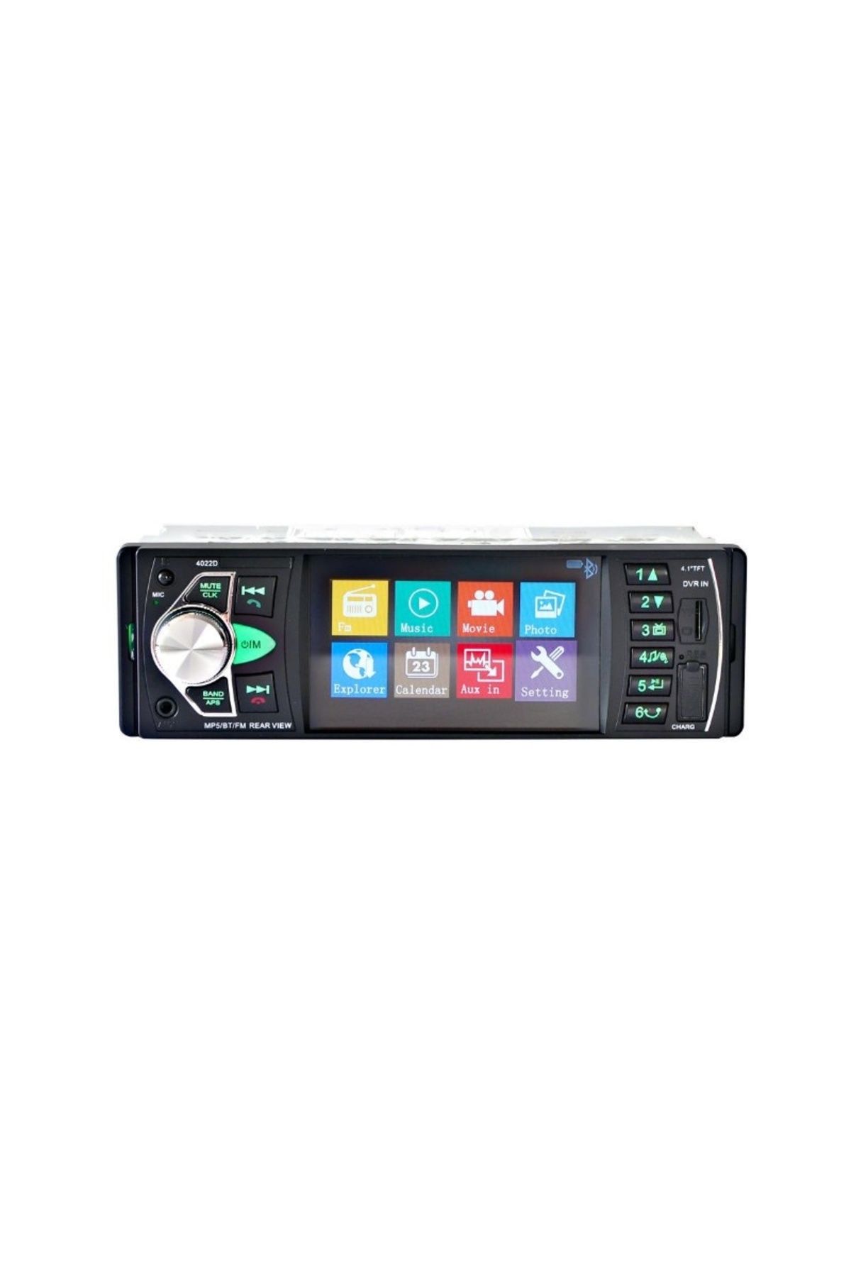 TECHSTAR-Car Radio MP5 PLAYER Techstar® 4022D SMART 1DIN, with 4.1" Display, Bluetooth, Remote Control 4