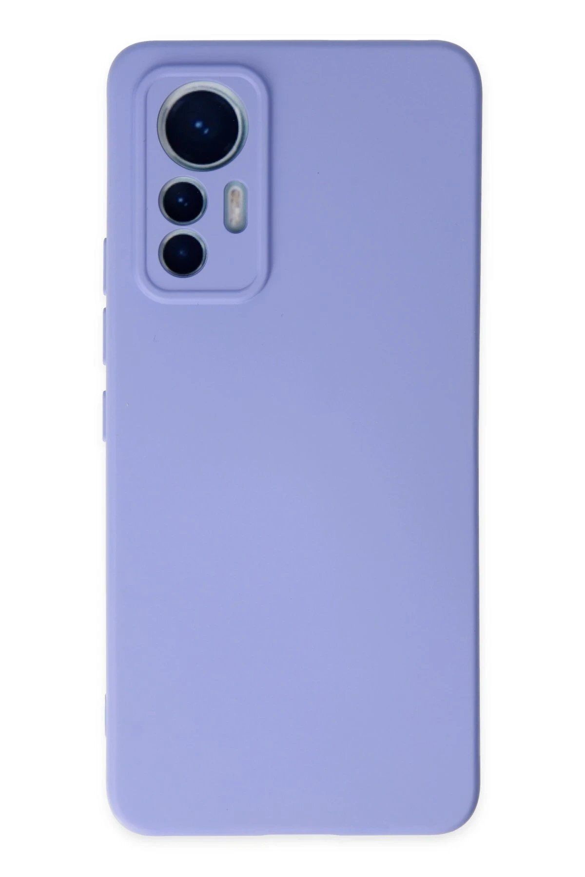 Toptan Bulurum Xiaomi Mi 12 Lite Kılıf Nano içi Kadife Silikon - Lila