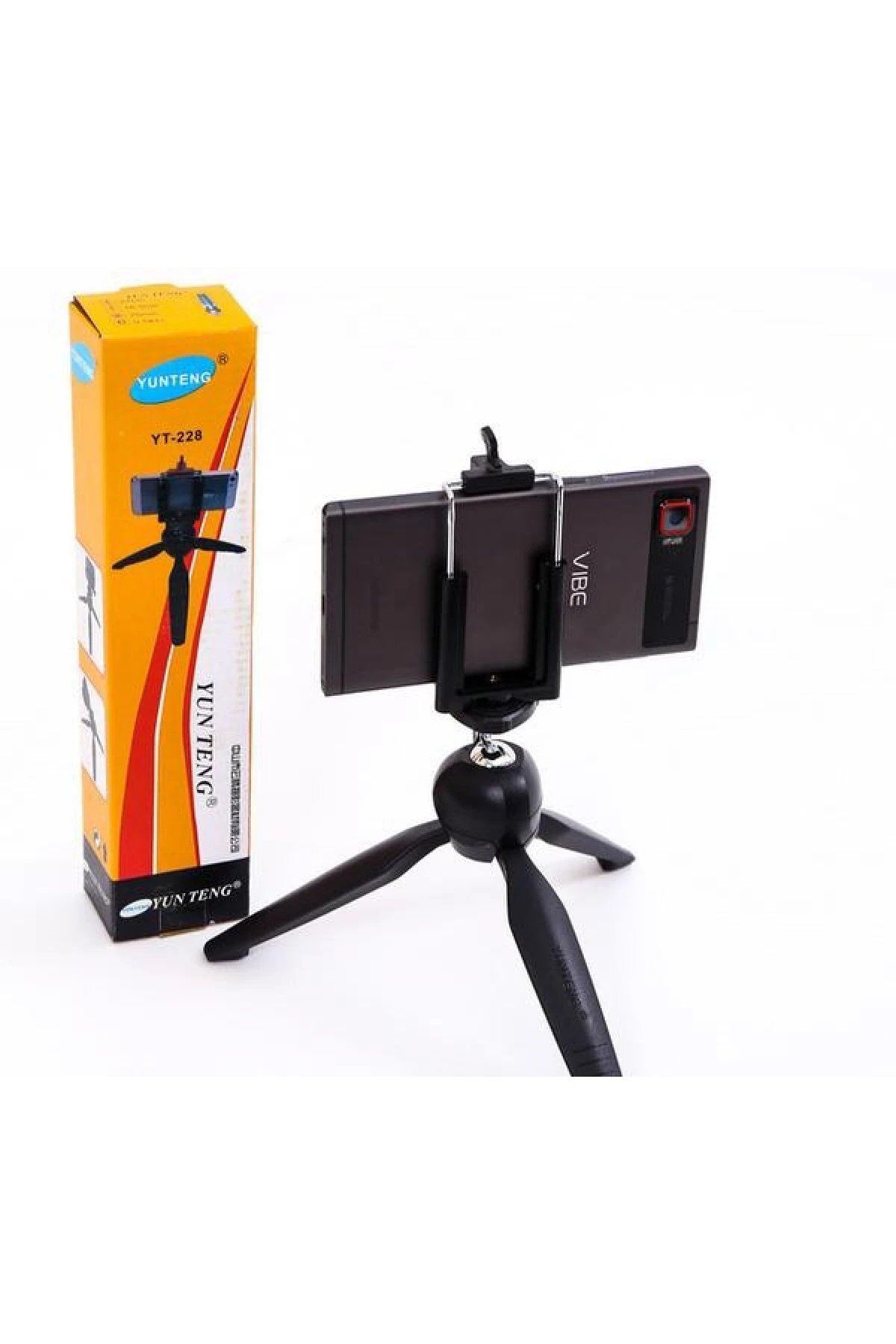 Toptan Bulurum YT228 Telefon Kamera Tripod Stand Uyumlu
