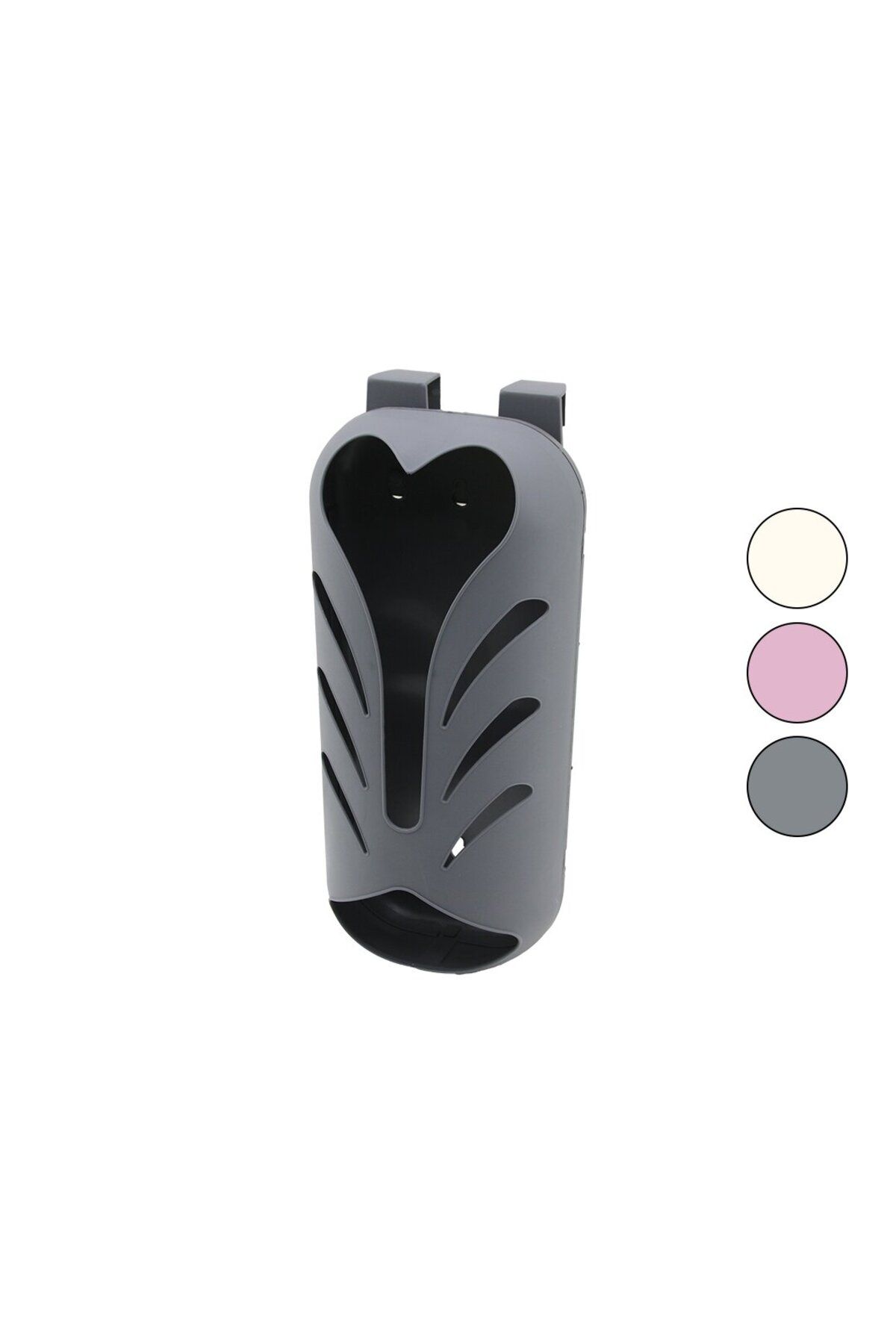 STOREMAX nffastore QLUX L-00244 POŞETLİK KALP ŞEKİL AĞIZLIK RENKLİ PLASTİK 2 YÖNLÜ KULLANIM Y