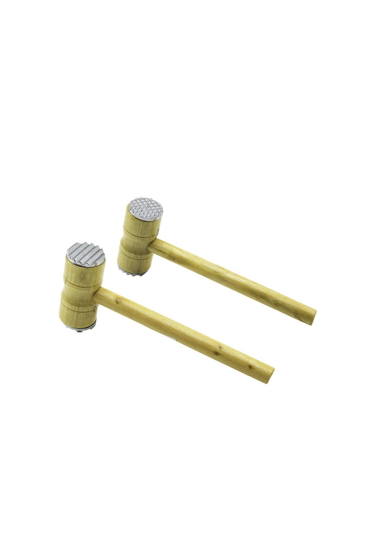 STOREMAX nffastore METAL ÇİFT BAŞLI AHŞAP SAPLI TOKMAK - ET DÖVECEK TOKMAK= 4.3 X 10CM SAPLI=25.5CM Star