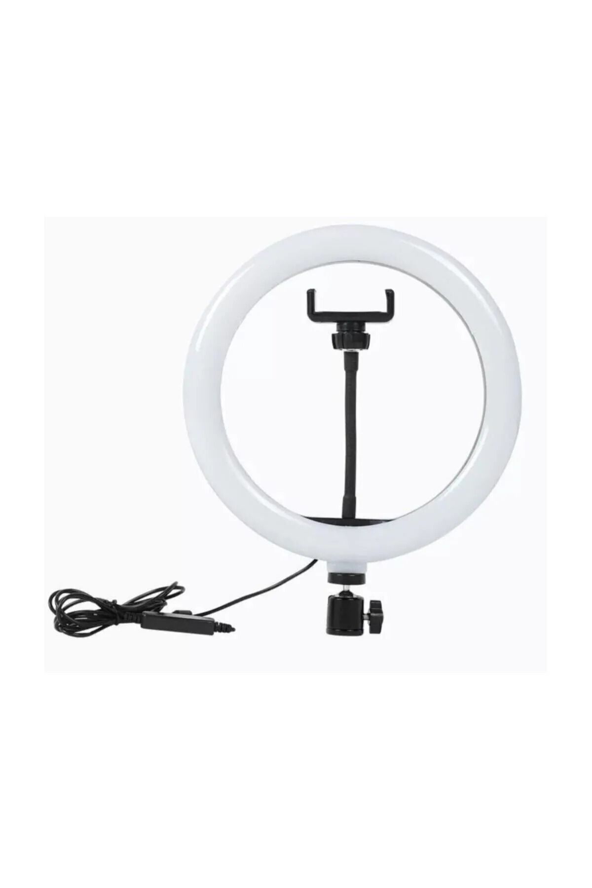 SOMIC Ring Light Youtuber Tiktok Çekim Halka Işıklı Telefon Tutucu Aparatlı Makyaj Işığı 10 Inç