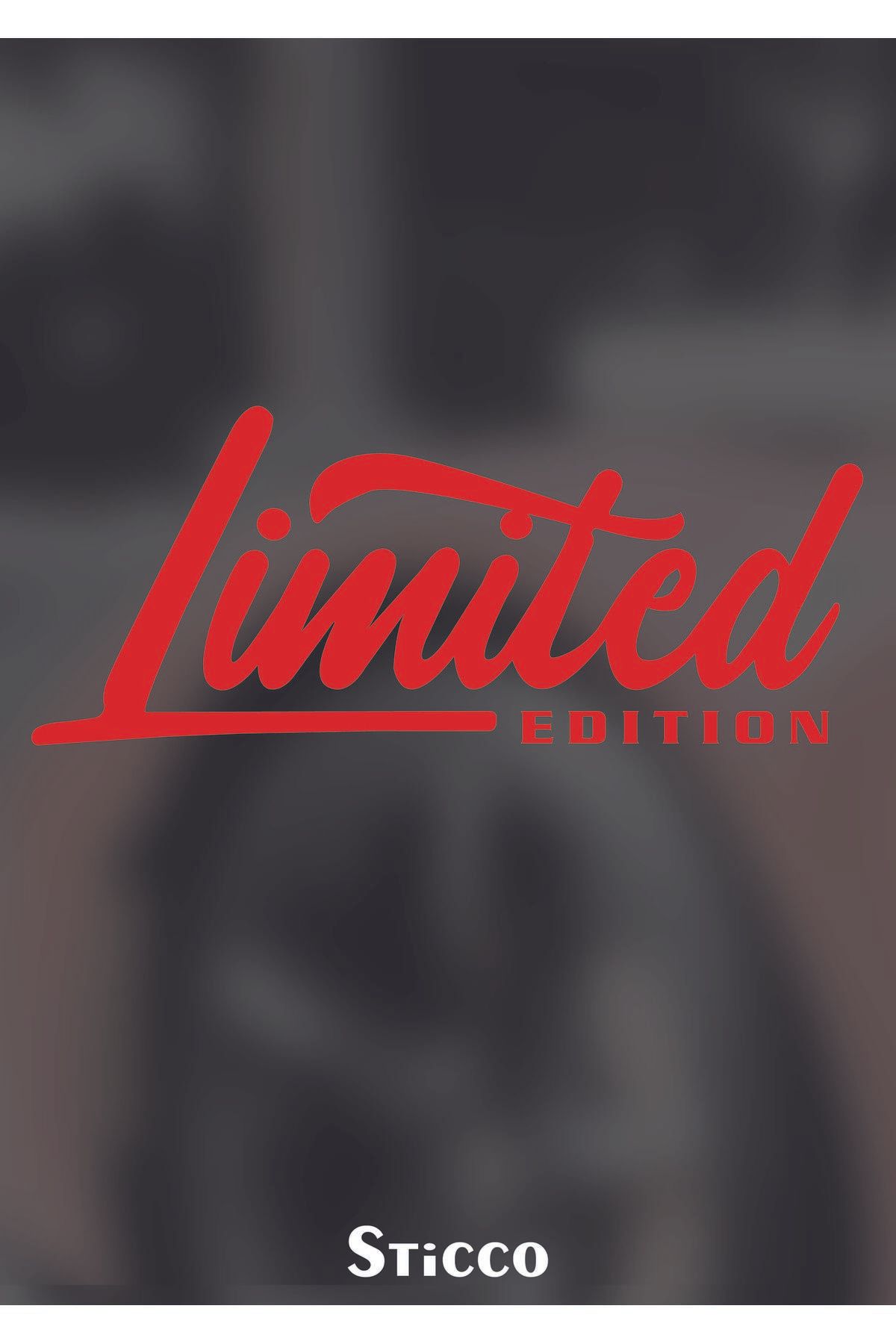 Sticco Limited Edition - Sticker Araba - Motosiklet Sticker 20x8cm