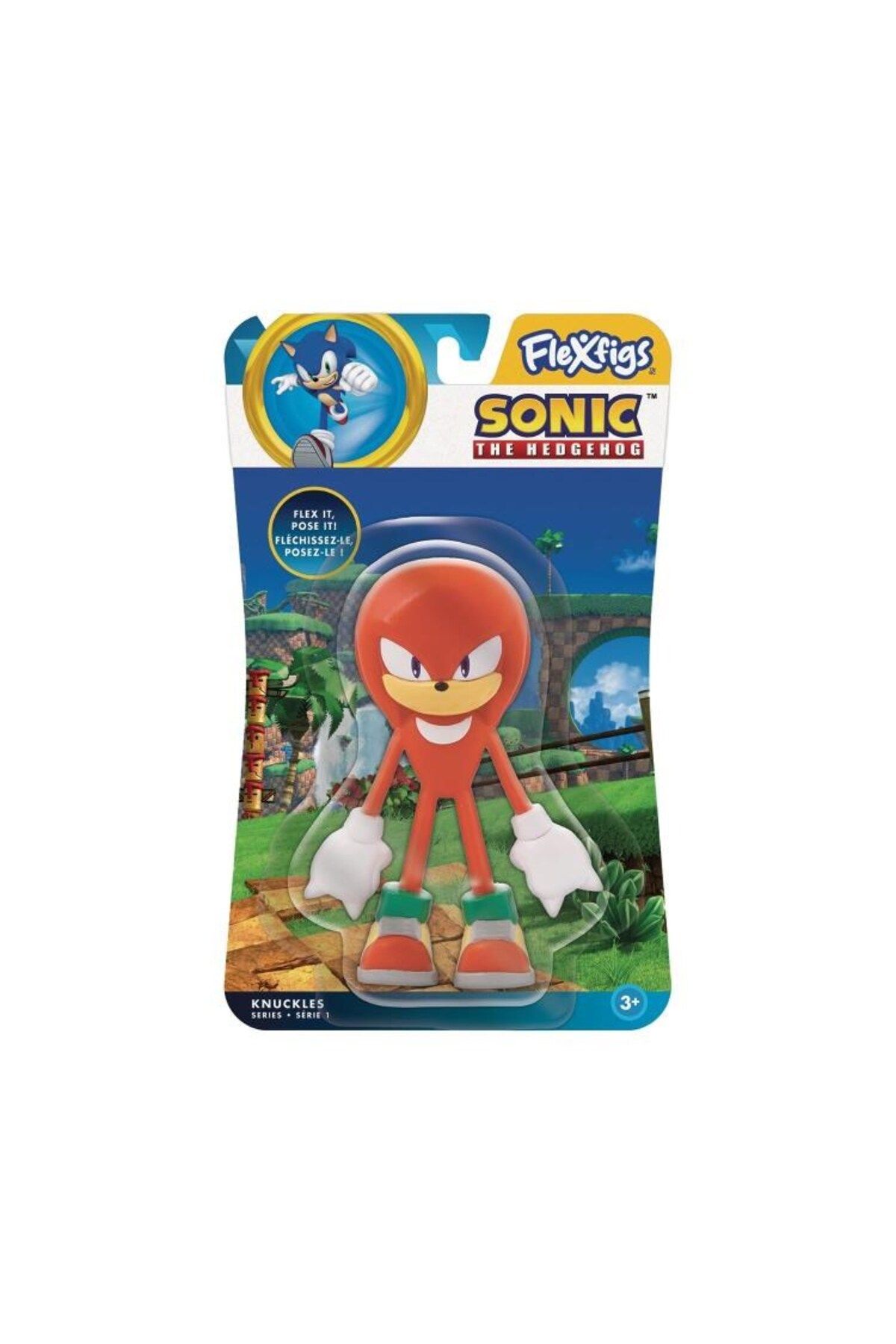 OyuncaklarÜlkesi Orijinal Flexfigs Sonic The Hedgehog Knuckles Oyuncakları Figürleri 10cm