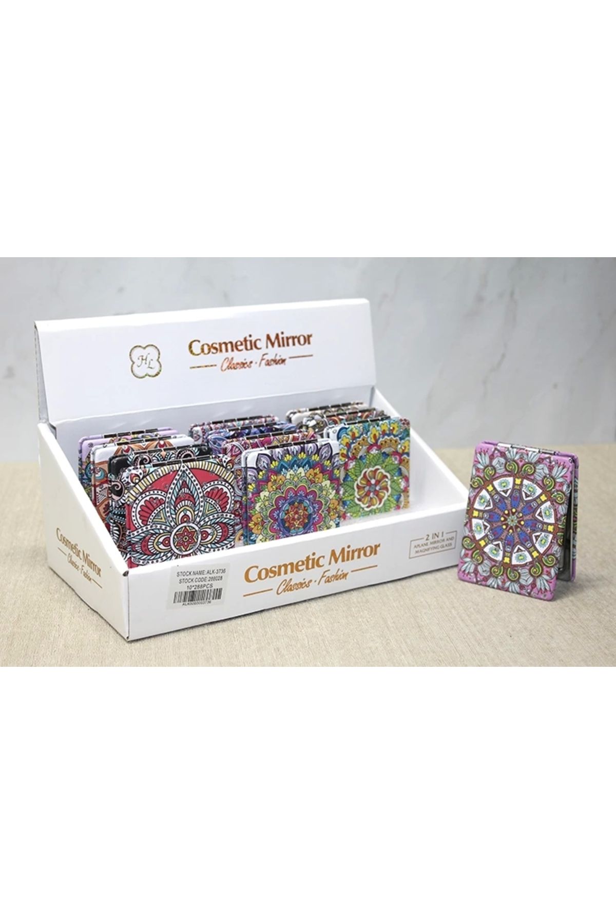 shop Taşlı El Aynası Dikdörtgen İnce Model 1