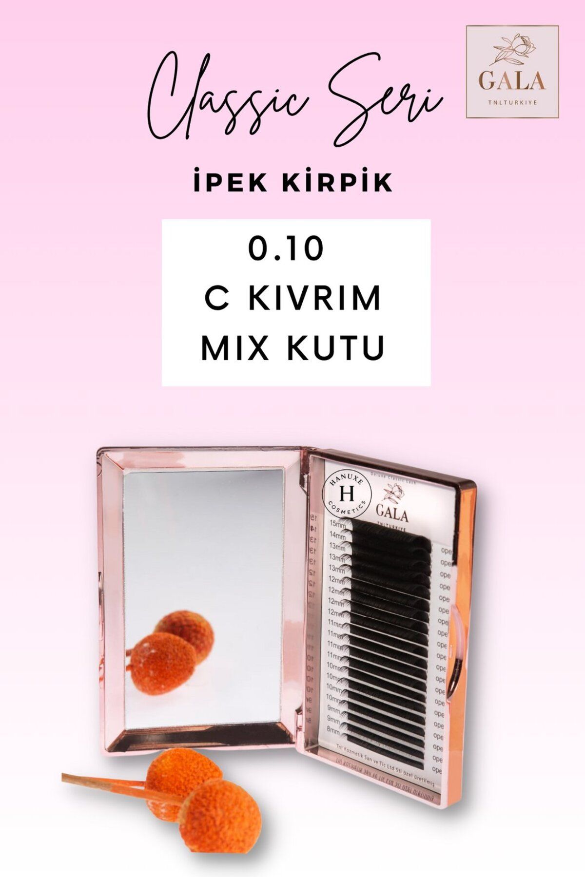 gala smart 0.10 KALINLIK / C KIVRIM / CLASSIC İPEK KİRPİK