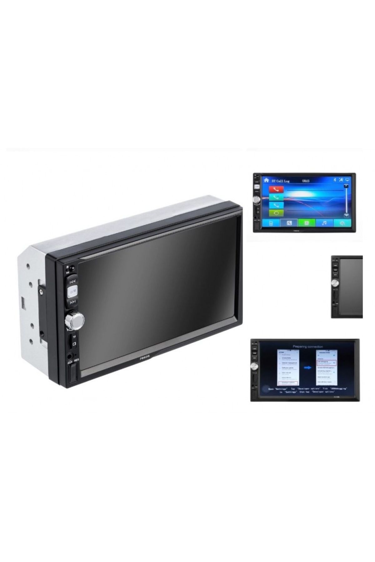TECHSTAR-MP5 Player Car Universal 7023B Rear View Camera HD Screen 7 Inch Bluetooth MirrorLink Android IoS 6