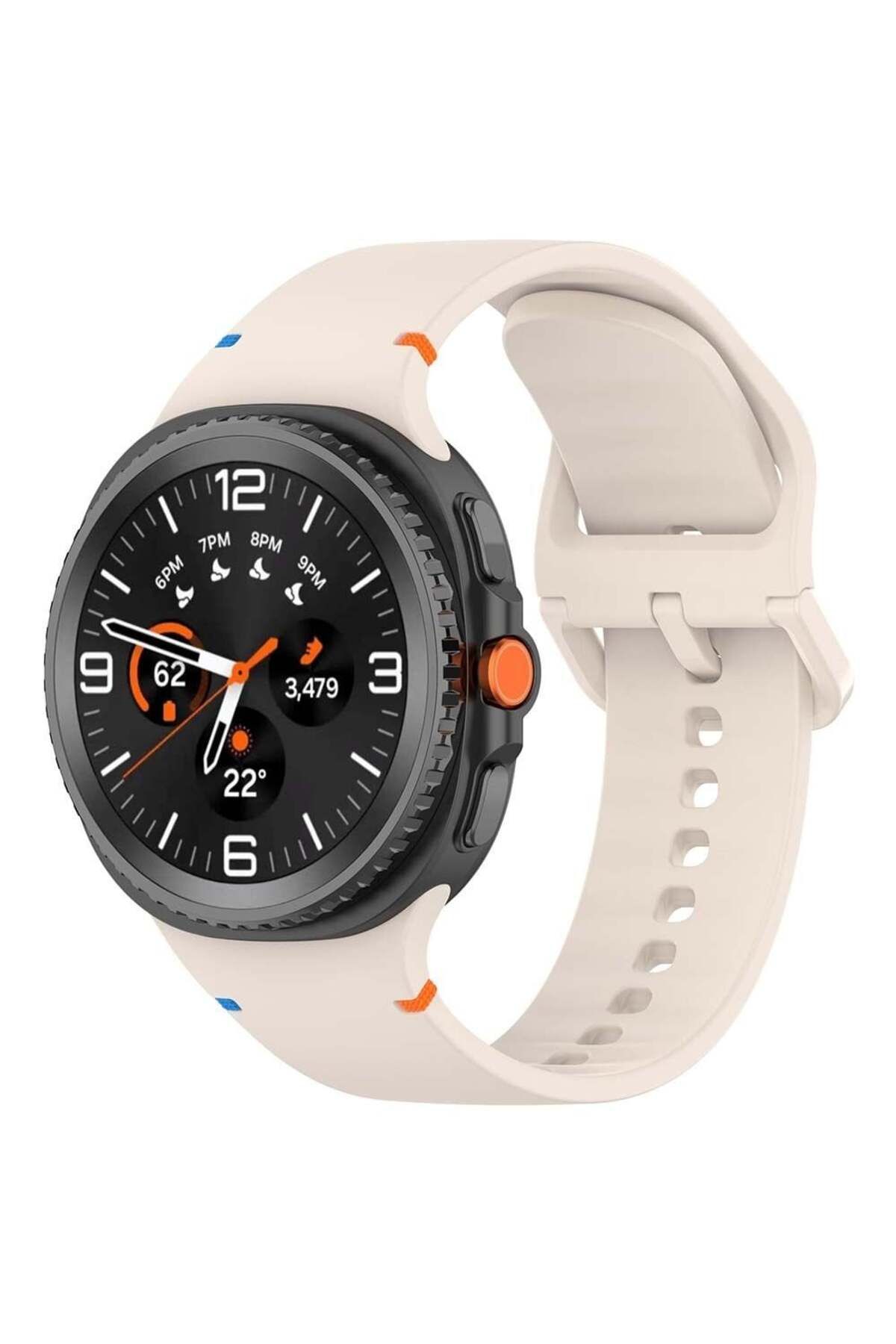Deppo Trend Samsung Galaxy Watch Ultra 1/2 Series 47mm Uyumlu Kordon Liquid Silikon Spor Renkli Kordon