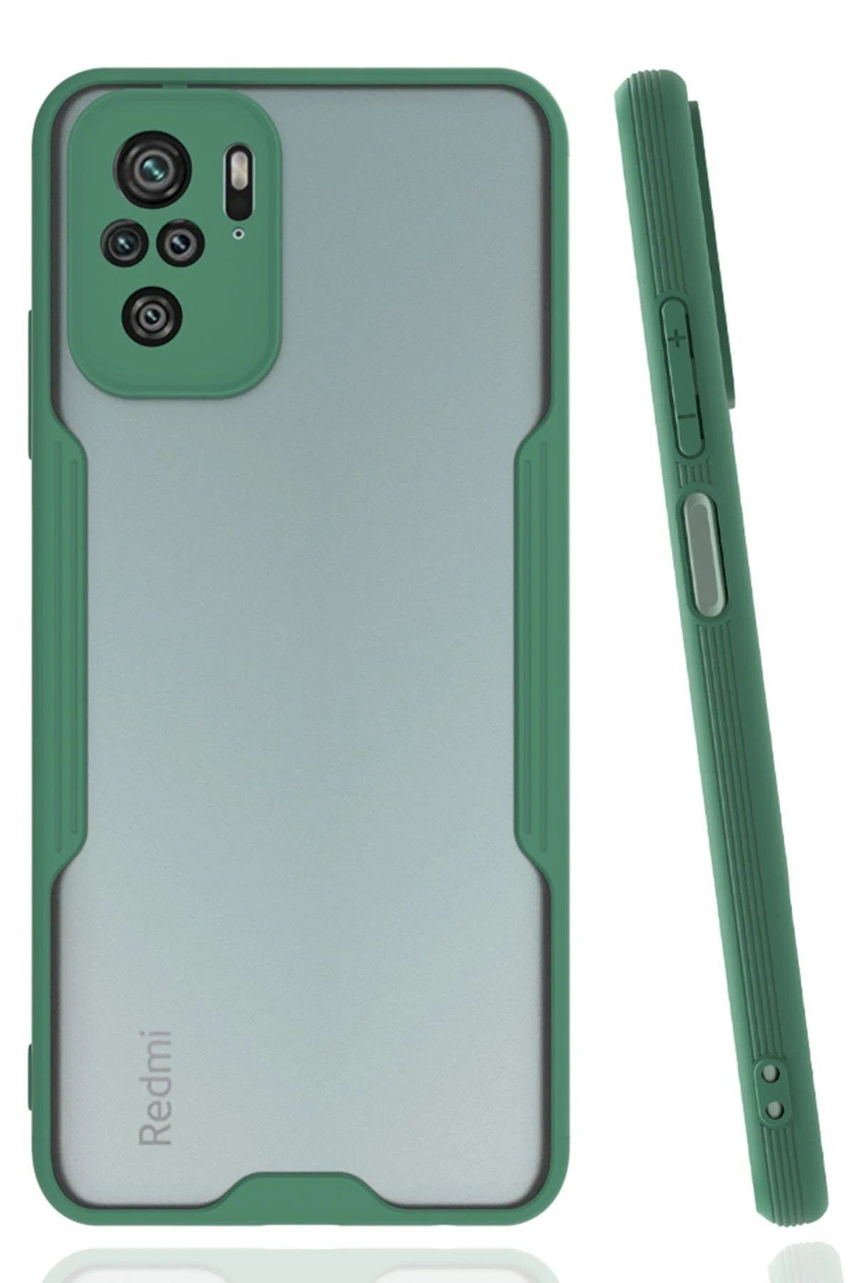Toptan Bulurum Xiaomi Redmi Note 10 Kılıf Platin Silikon - Yeşil