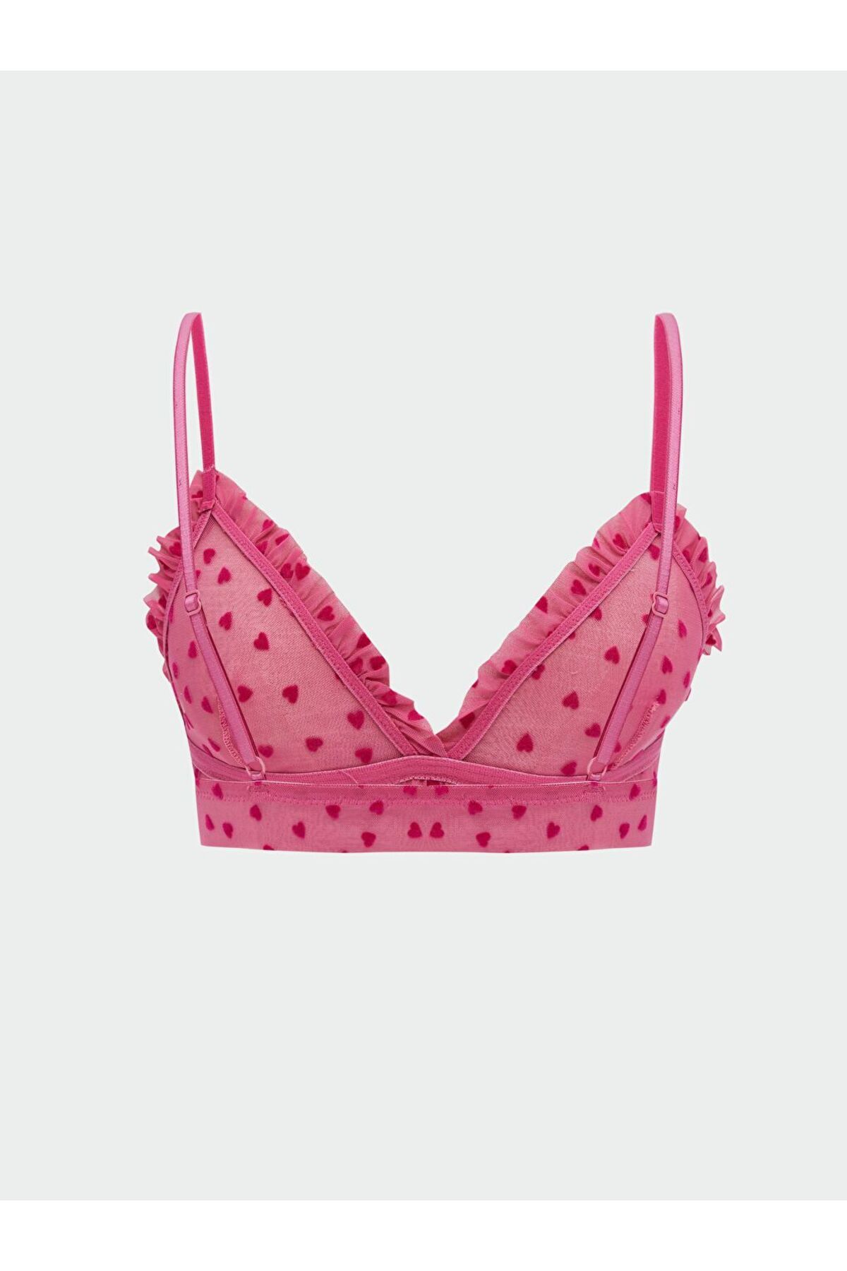 LC Waikiki-Lcw Dream Patterned Fancy Bra Without Underwire Without Padding 2