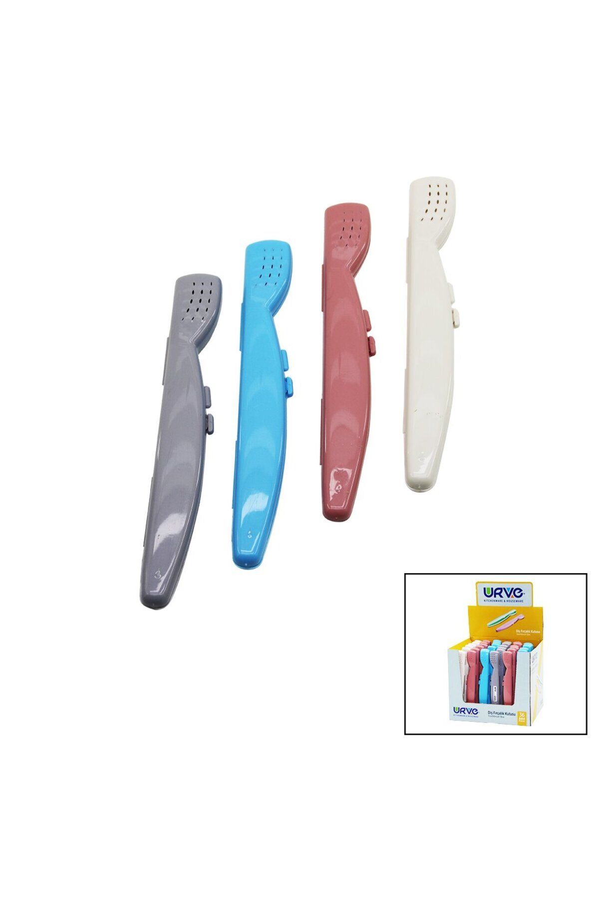 STOREMAX nffastore DİŞ FIRÇALIK KUTUSU RENKLİ PLASTİK Star Collectionbuy 1051353