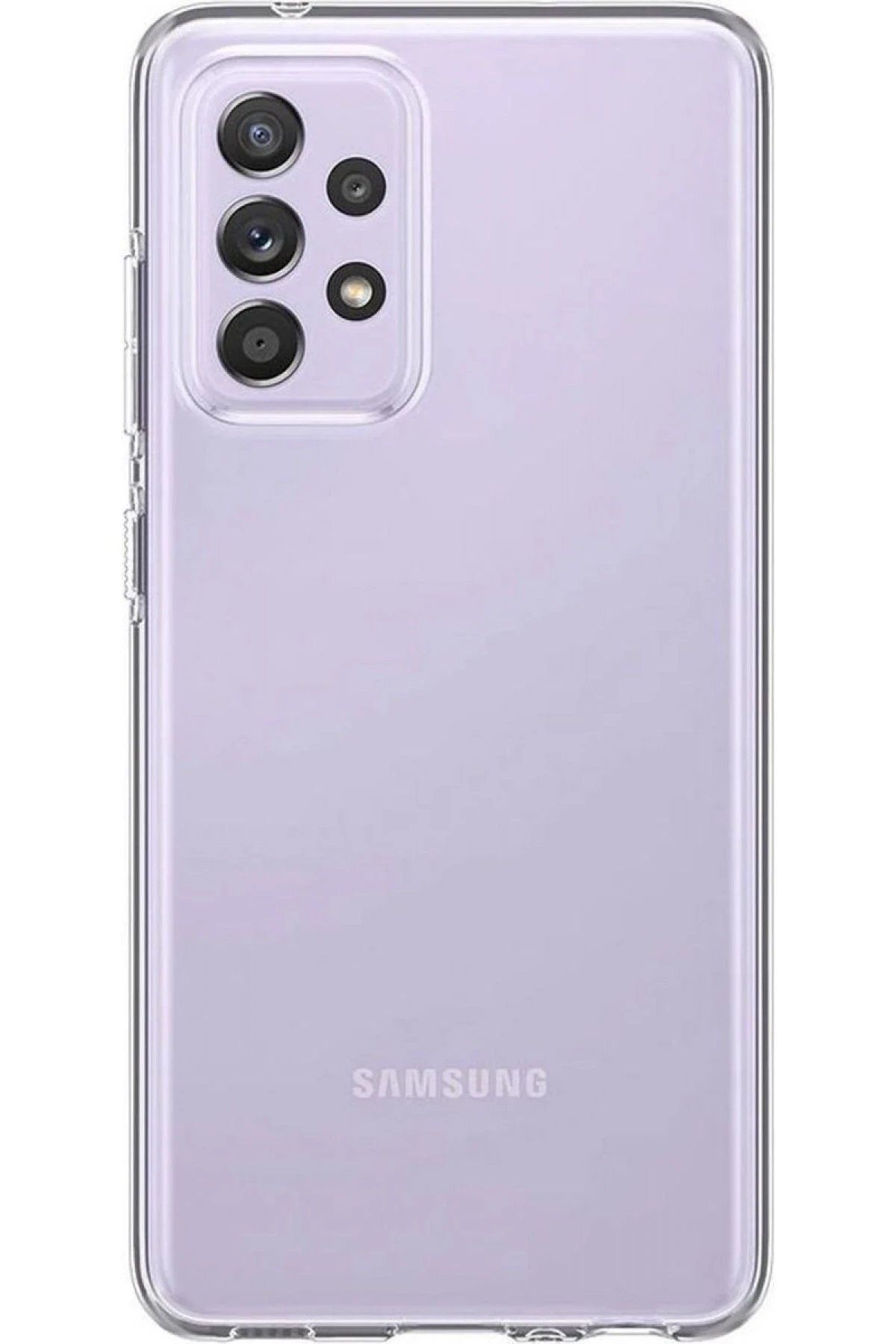 Toptan Bulurum Samsung Galaxy A72 Kılıf Lüx Şeffaf Silikon