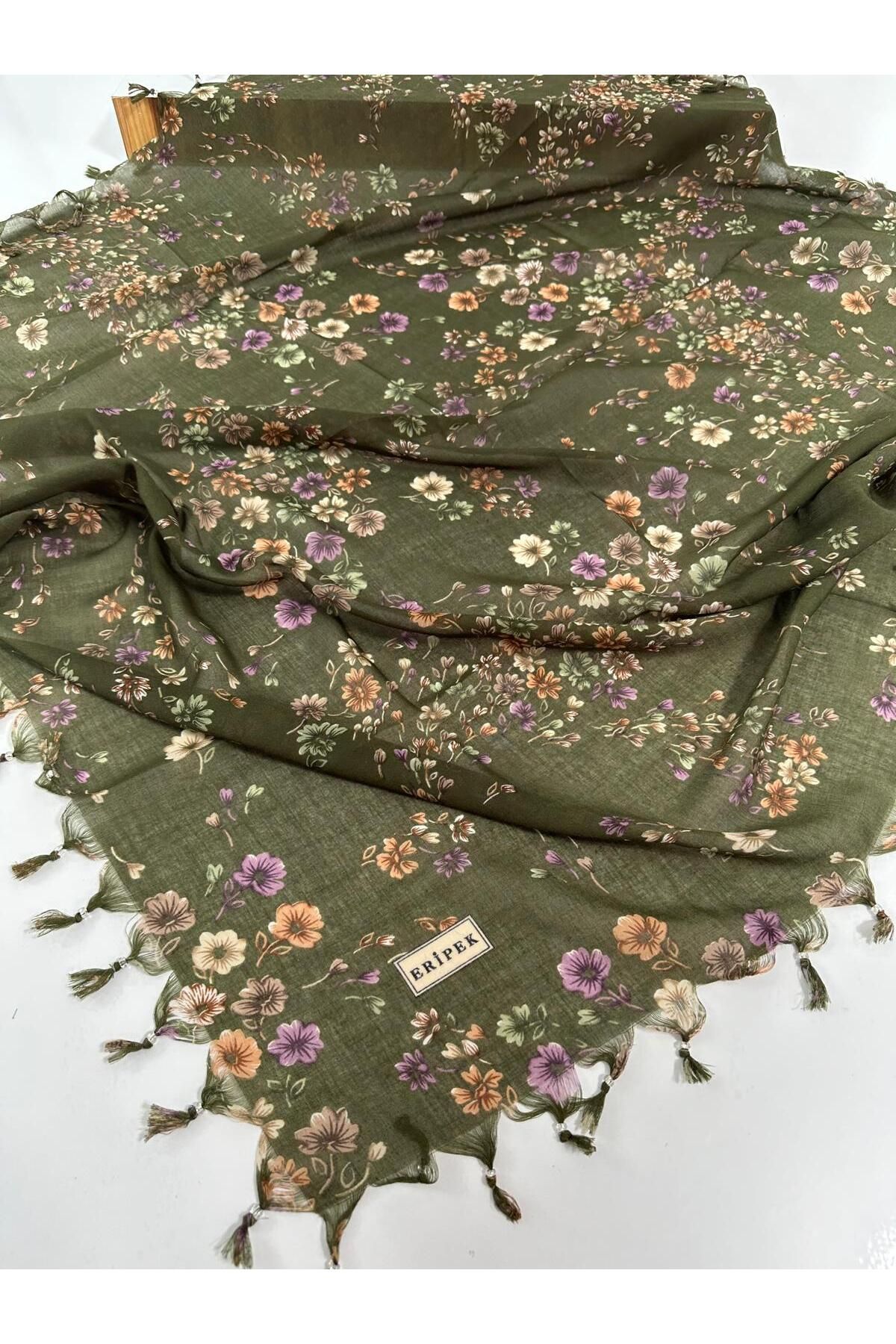 Eripek Sökme Boncuklu Pamuk Yazma - 05415 - 27
