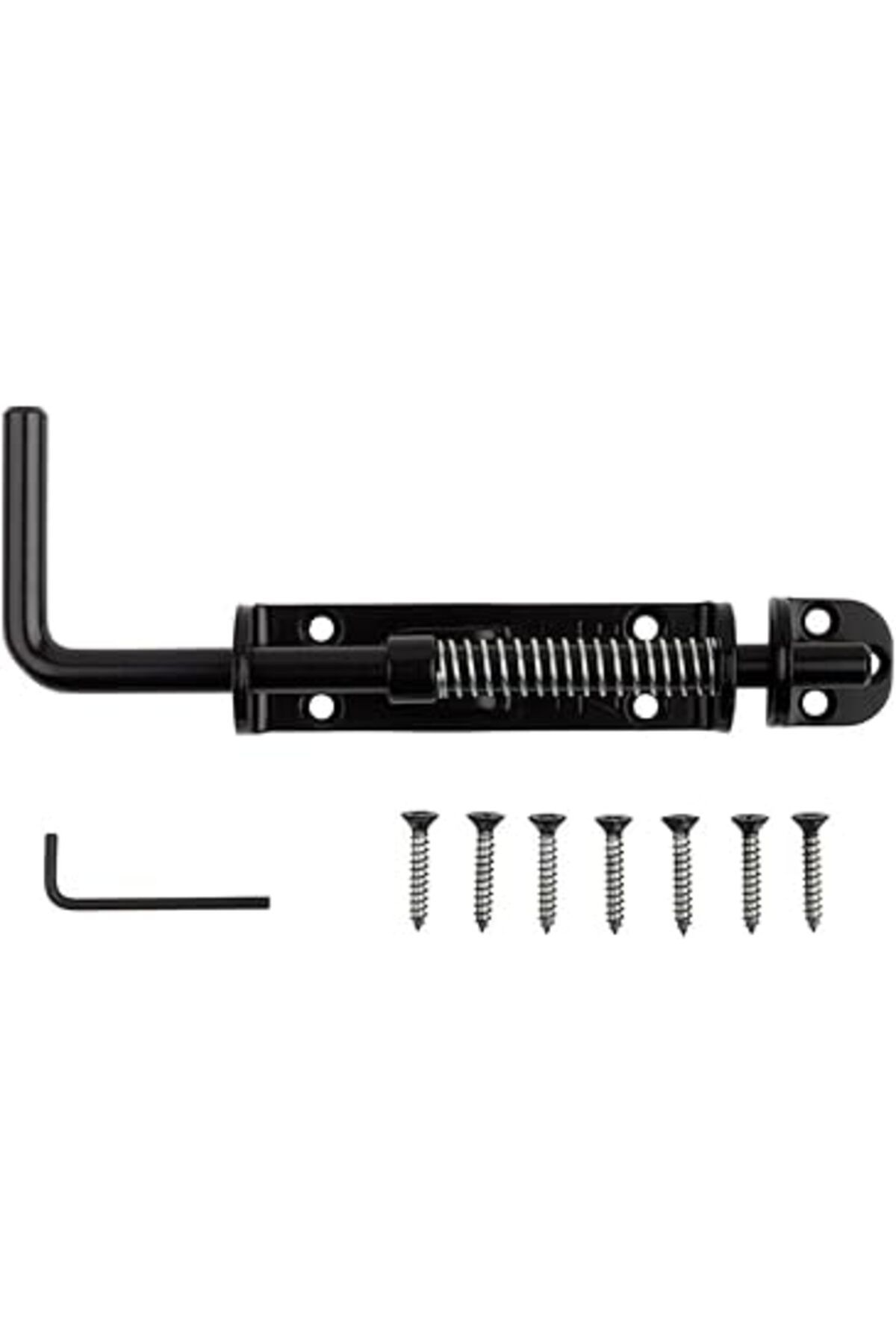 Pazarcan National Hardware N109-214 V1142 Yaylı Ağır Hizmet Sürgülü Cıvata, Siyah