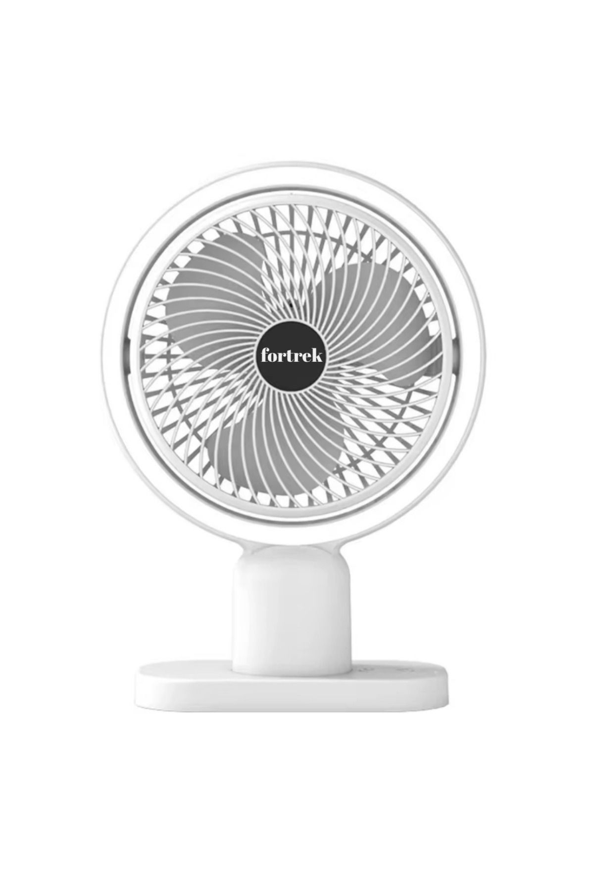 fortrek Şarjlı Masa Üstü Vantilatör Gece Lambalı Type-C Şarj