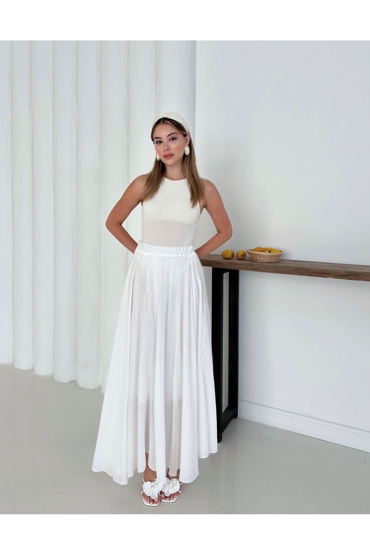 Luxvestimante Basic Kadın Uzun Etek