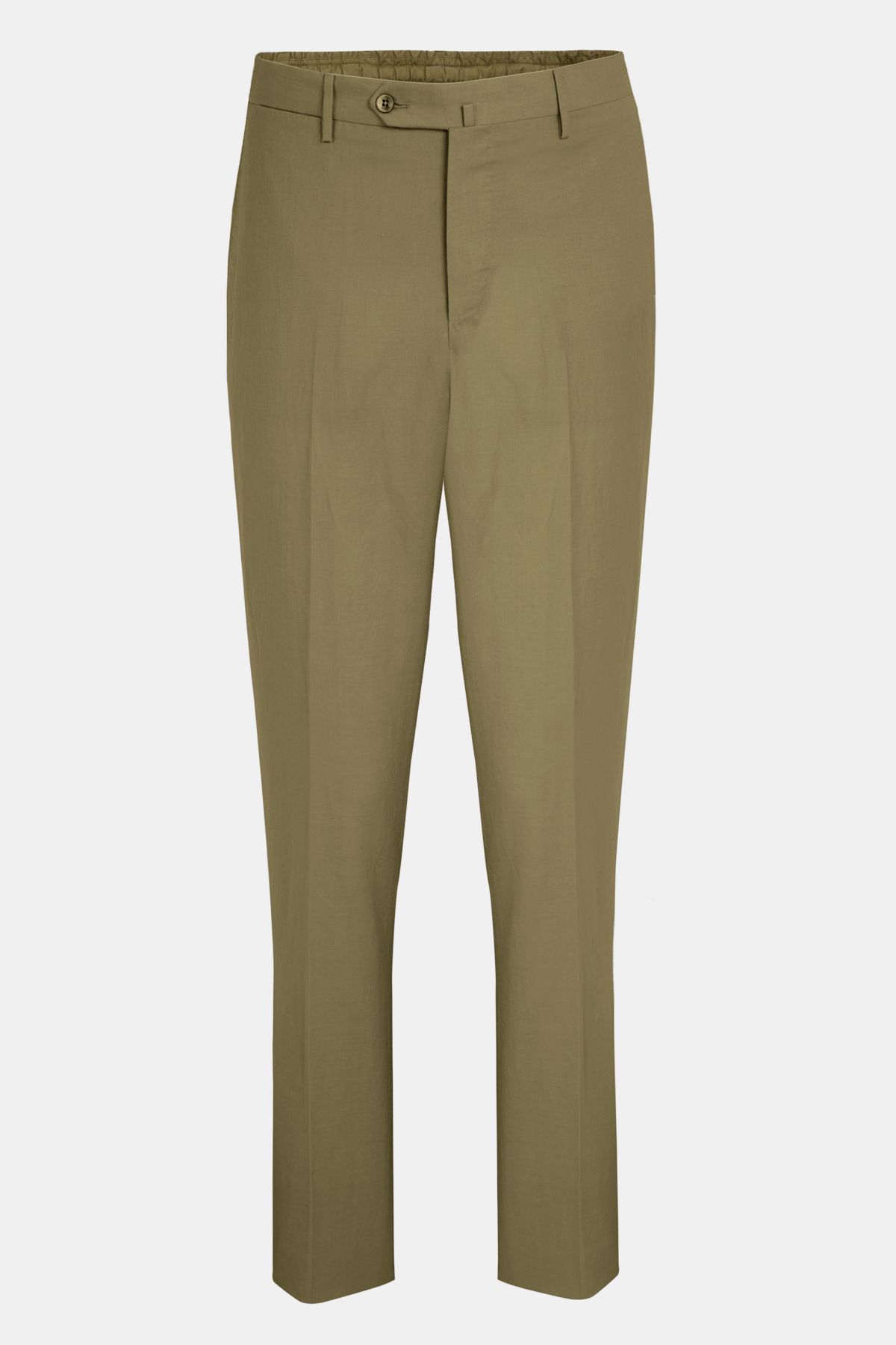 Edwards Erkek Yeşil Slim Fit Elastik Bel Bantlı Büzgü İpli Pantolon