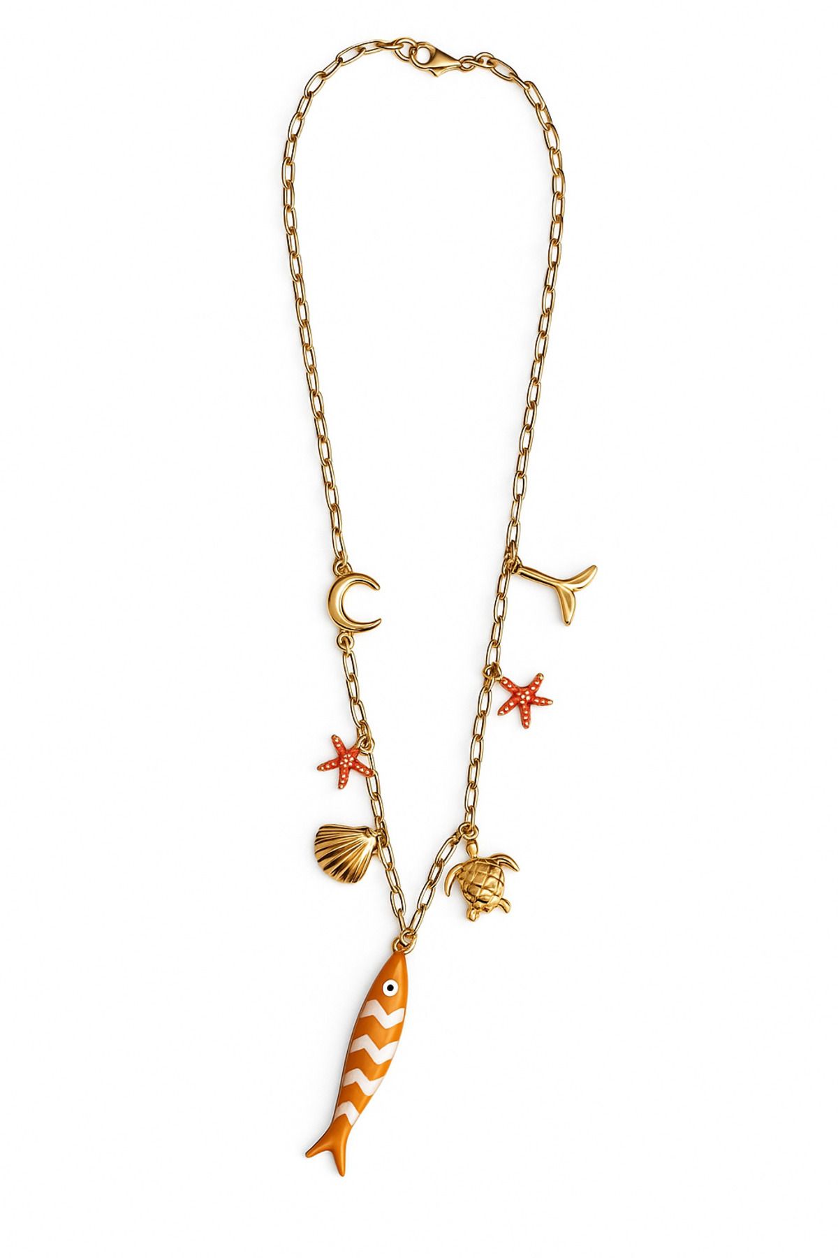 Venus Design Balık Charm Kolye