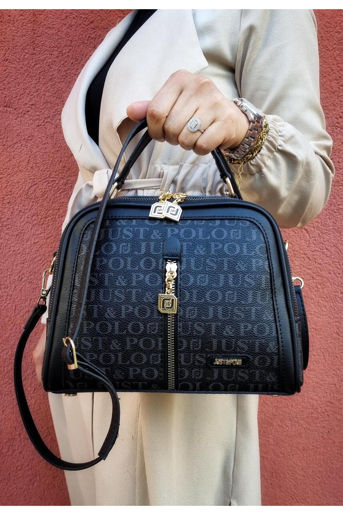 Just Polo JP JUST POLO KADIN 4 BÖLMELİ OMUZ VE ÇAPRAZ ÇANTASI
