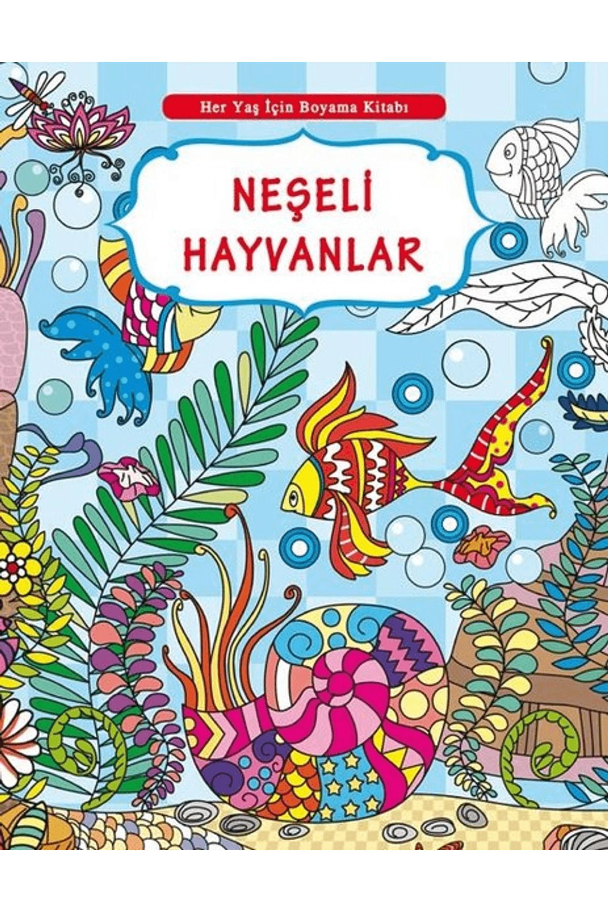 Yumurcak Yayınları Her Yaş İçin Boyama Kitabı - Neşeli Hayvanlar