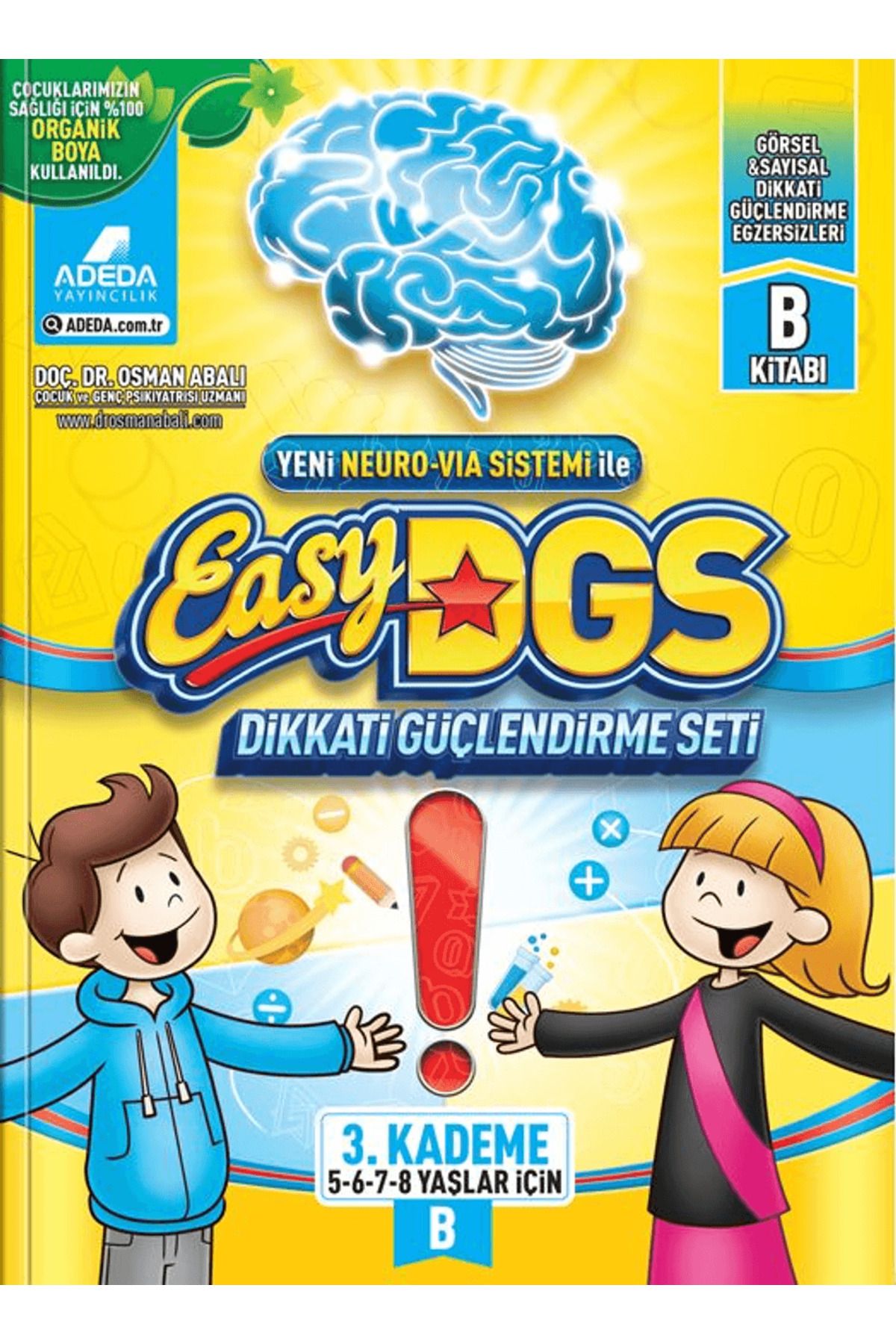Adeda Yayınları Easy Dikkati Güçlendirme Seti 5/8 Yaş B