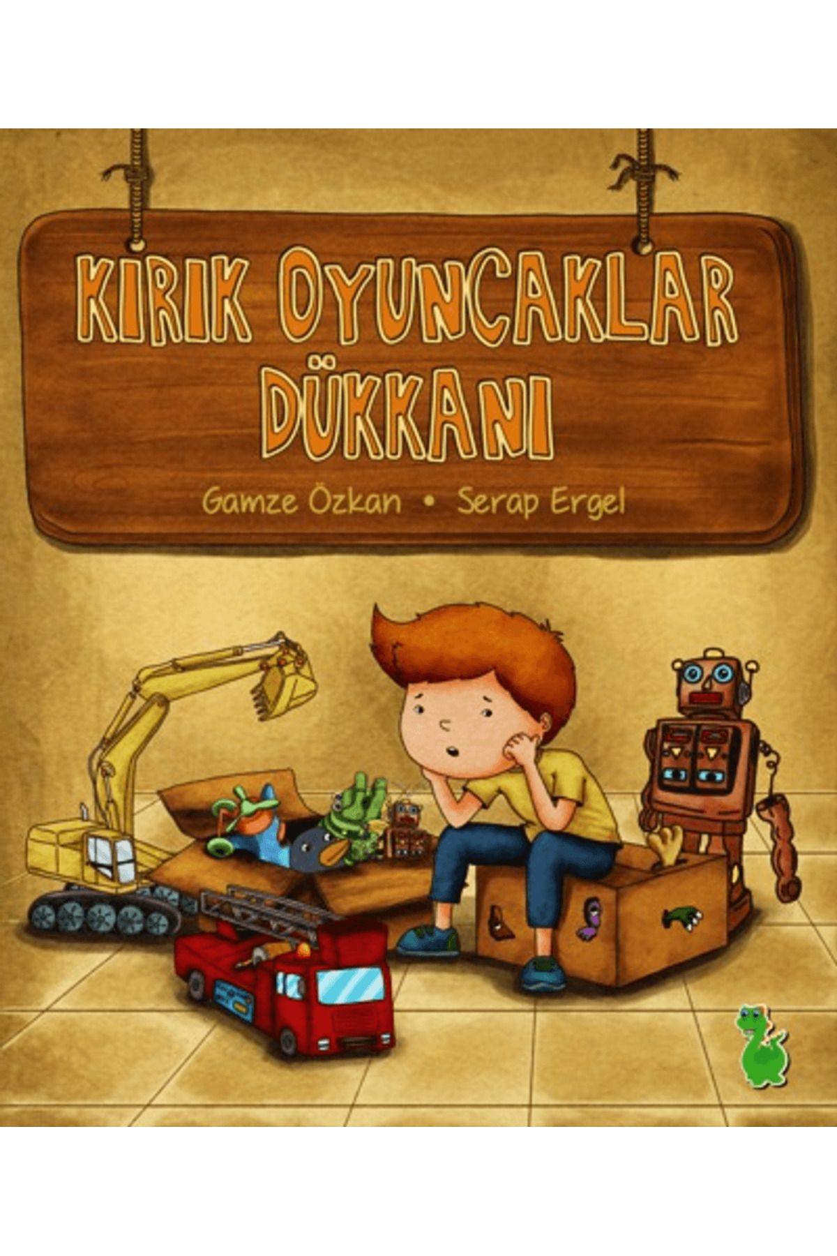 Yeşil Dinozor Kırık Oyuncaklar Dükkanı