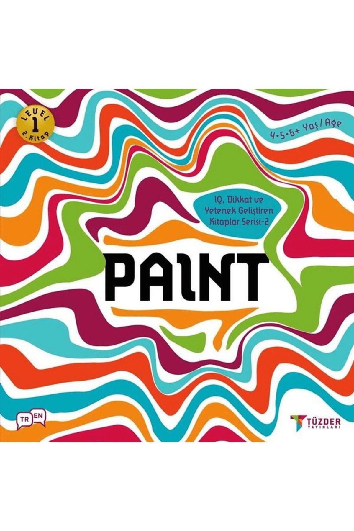 TÜZDER Yayınları Paint - IQ Dikkat ve Yetenek Geliştiren Kitaplar Serisi 2 (Level 1)