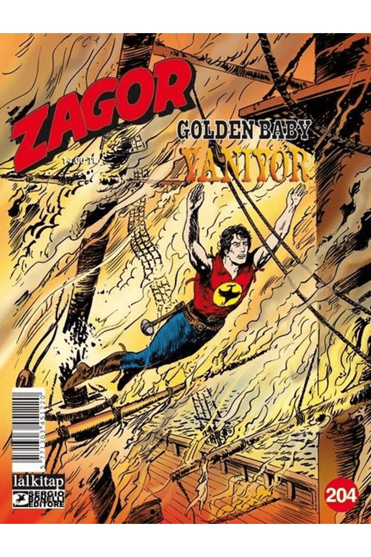 Lal Kitap Zagor Sayı 204 - Golden Baby Yanıyor