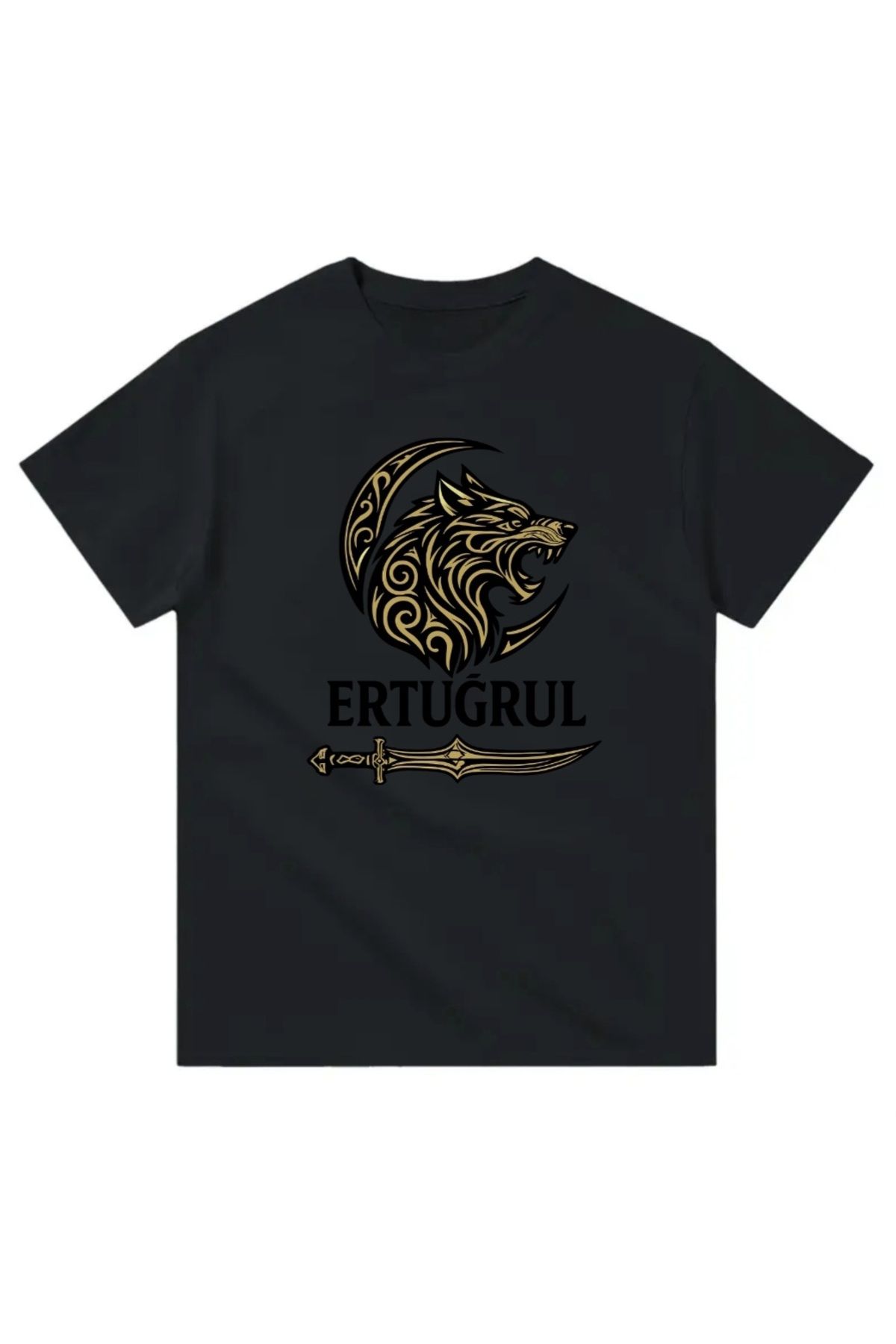 Yeta Ertuğrul Yazısı ile Bozkurt ve Hilal Tişört