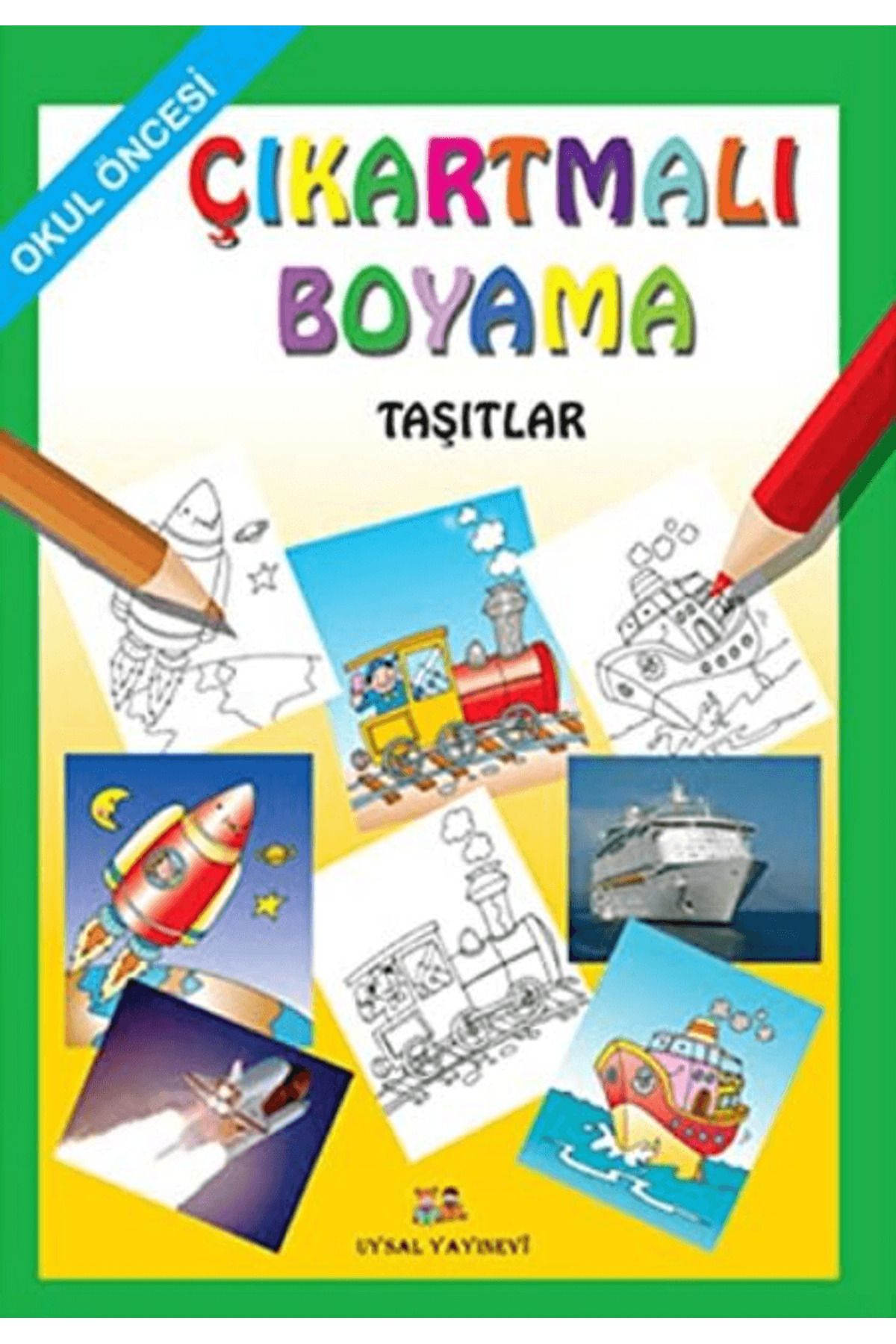 Uysal Yayınevi Çıkartmalı Boyama - Taşıtlar