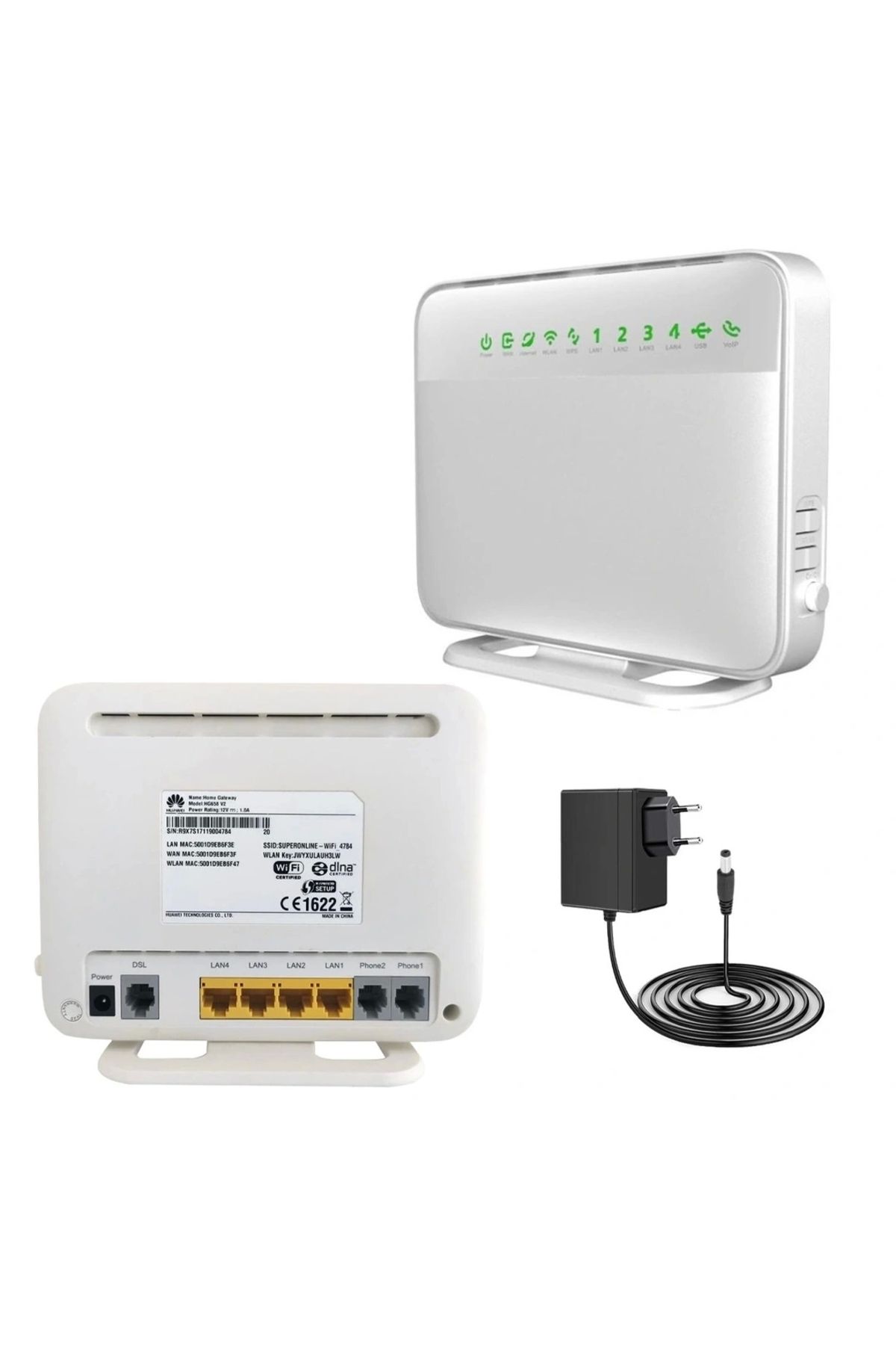 shopwave HUAWEI HG658 V2 VDSL/ADSL2+/USB 4 PORT 300 MBPS MODEM (5047)