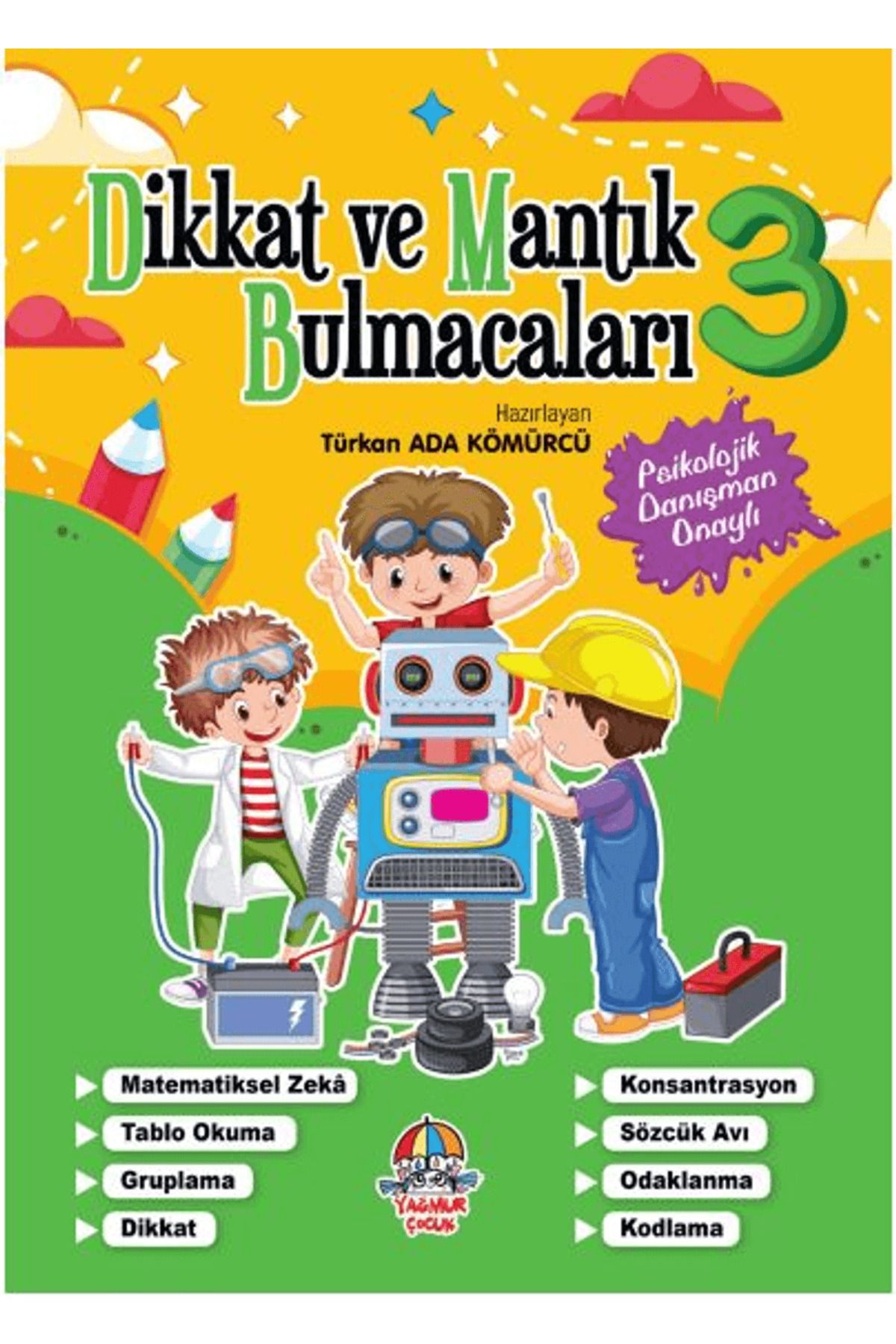 Yağmur Çocuk Dikkat ve Mantık Bulmacaları - 3