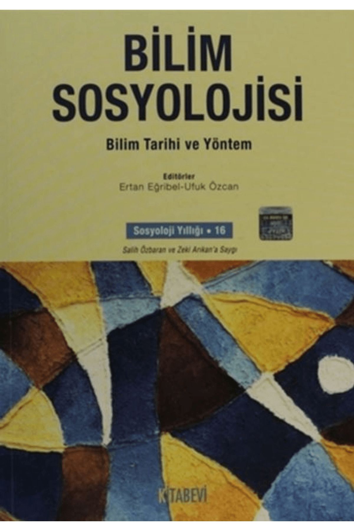 Kitabevi Yayınları Bilim Sosyolojisi