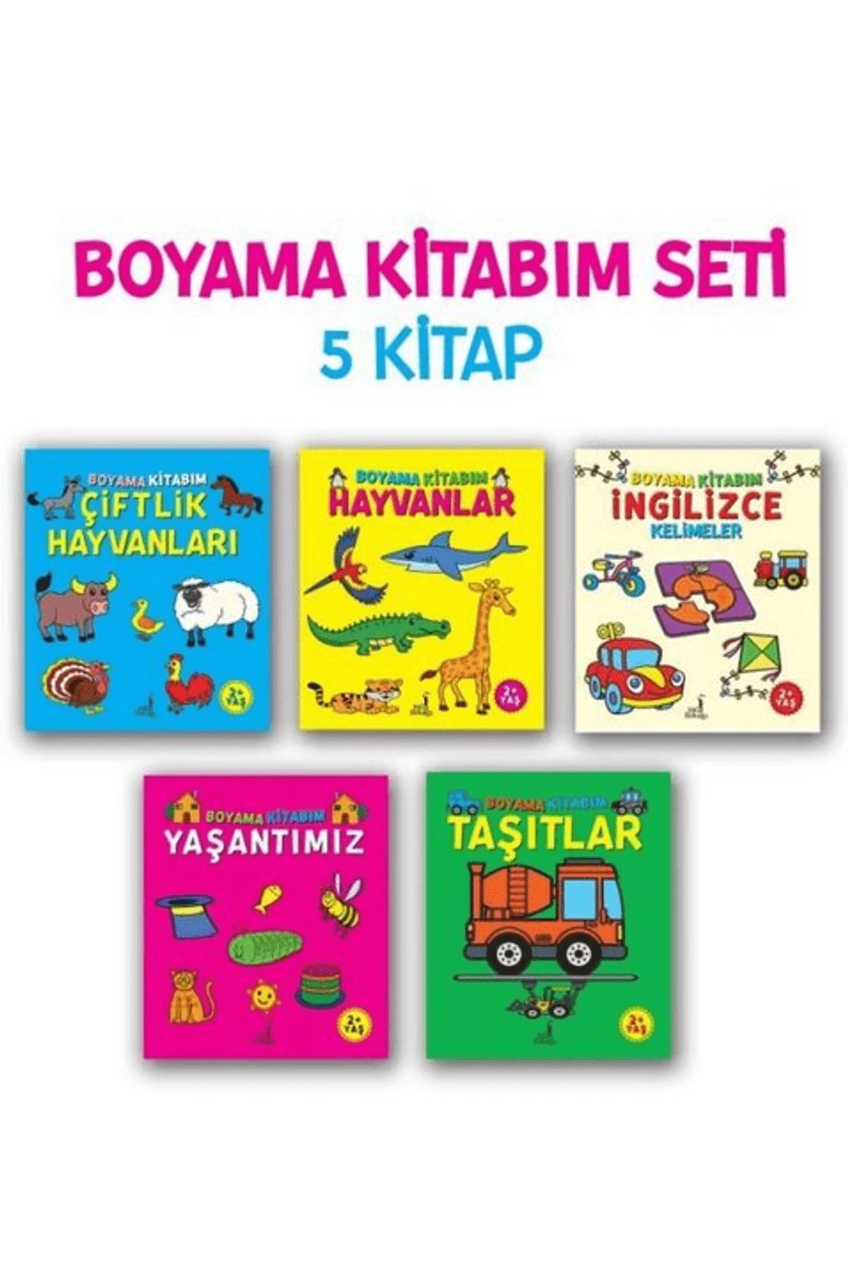 Pal Sokağı Yayınları Boyama Kitabım Seti - 5 Kitap
