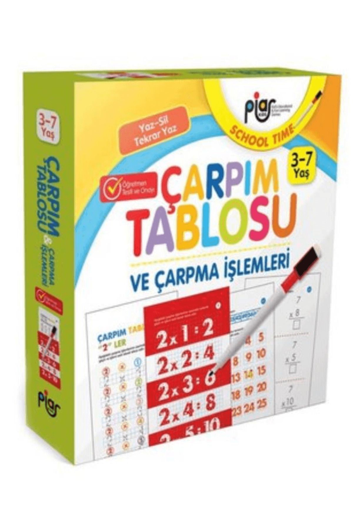 Piar Kids Çarpım Tablosu ve Çarpma İşlemleri