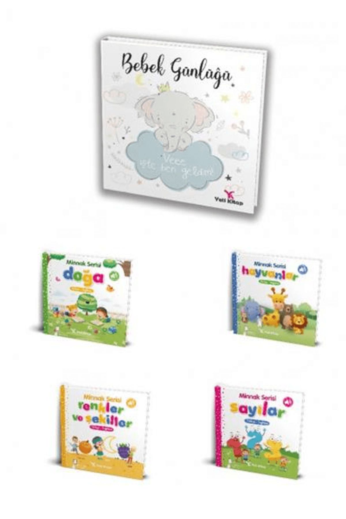 yeti kitap 0-3 Yaş Bebek Kitapları Seti (5 Kitap)