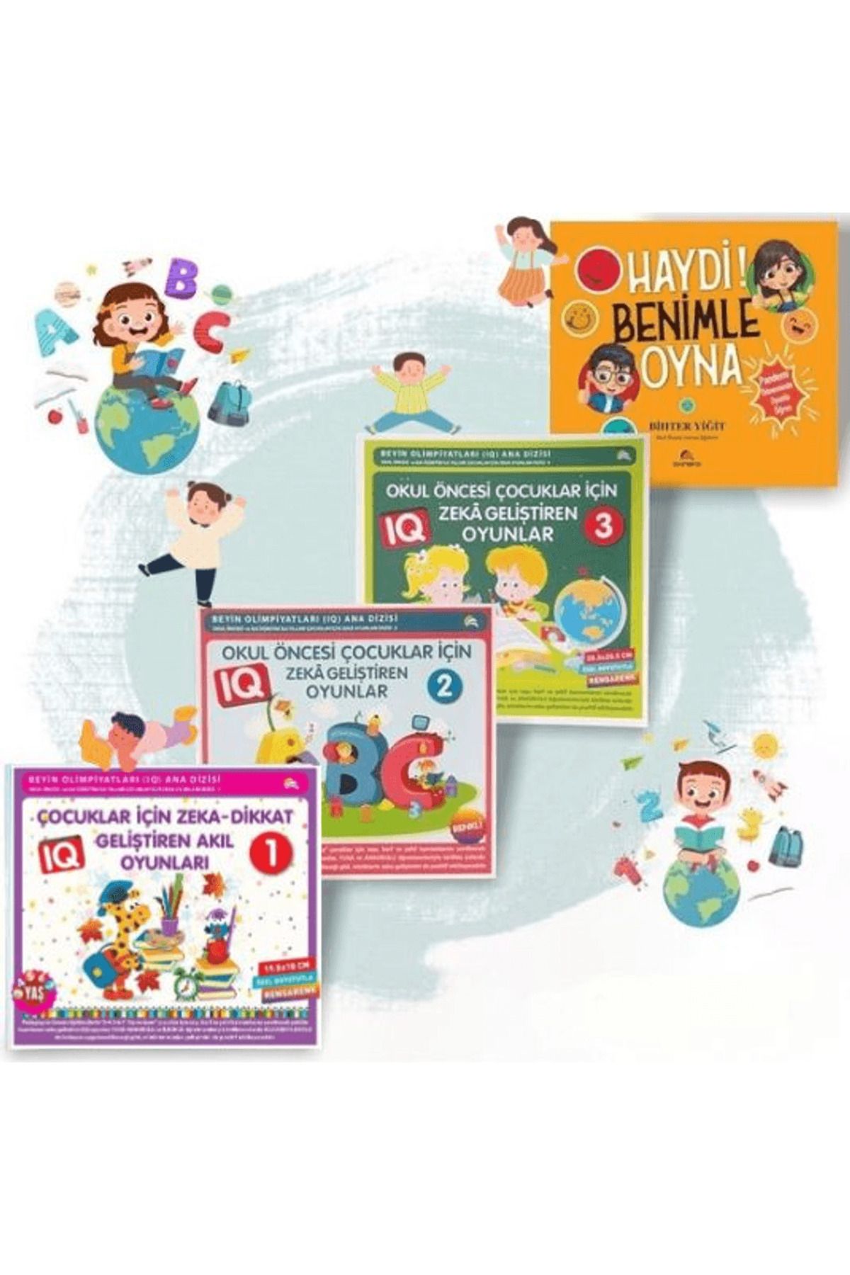 Ekinoks Yayın Grubu Çocuklar için Zeka Geliştiren Oyunlar (4 Kitap Takım)