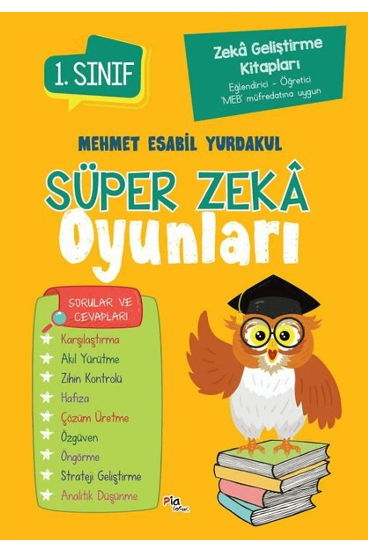 Pia Çocuk Yayınları 1. Sınıf Süper Zeka Oyunları