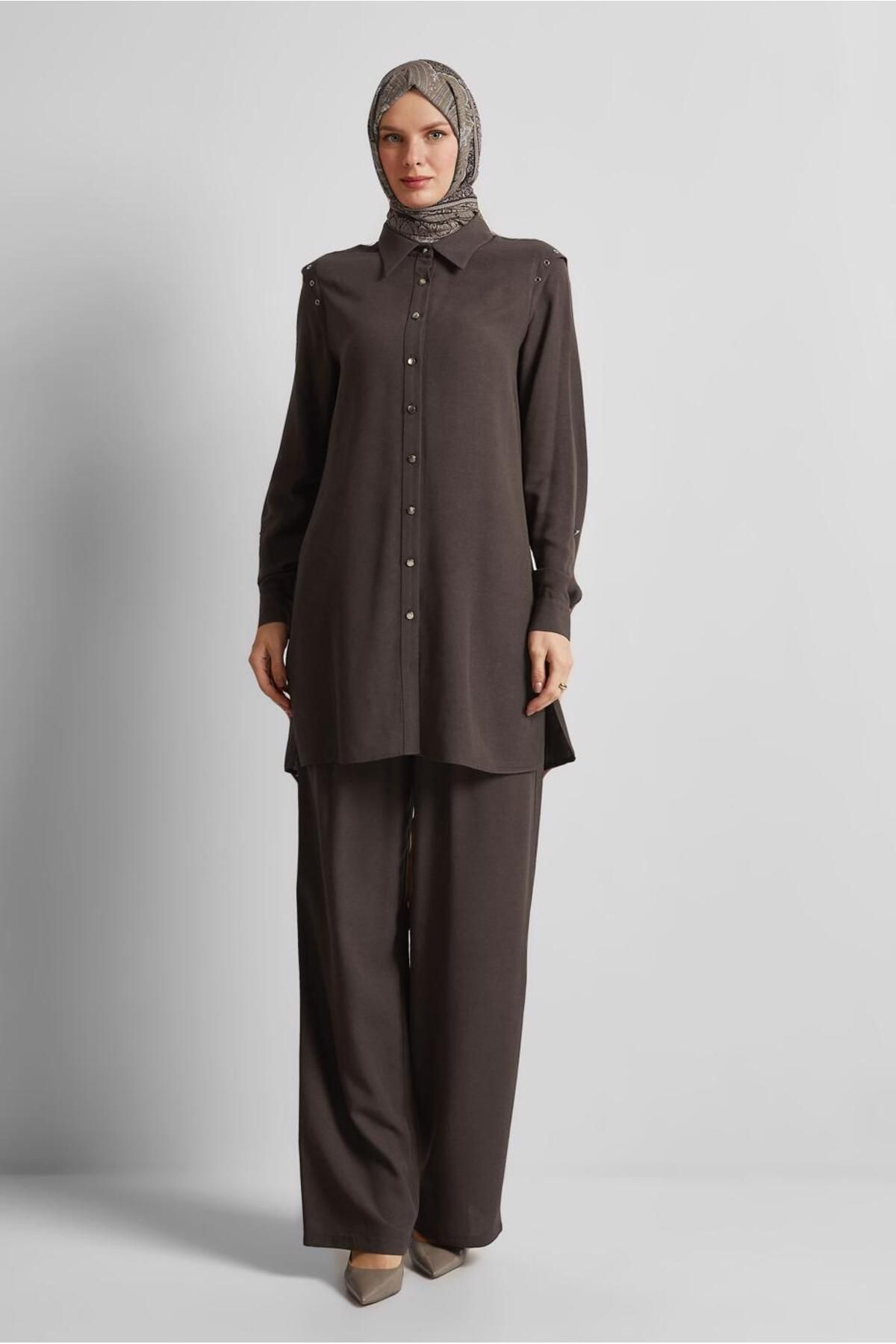 Alvina-Pants Viscos Linen Set 45612 2