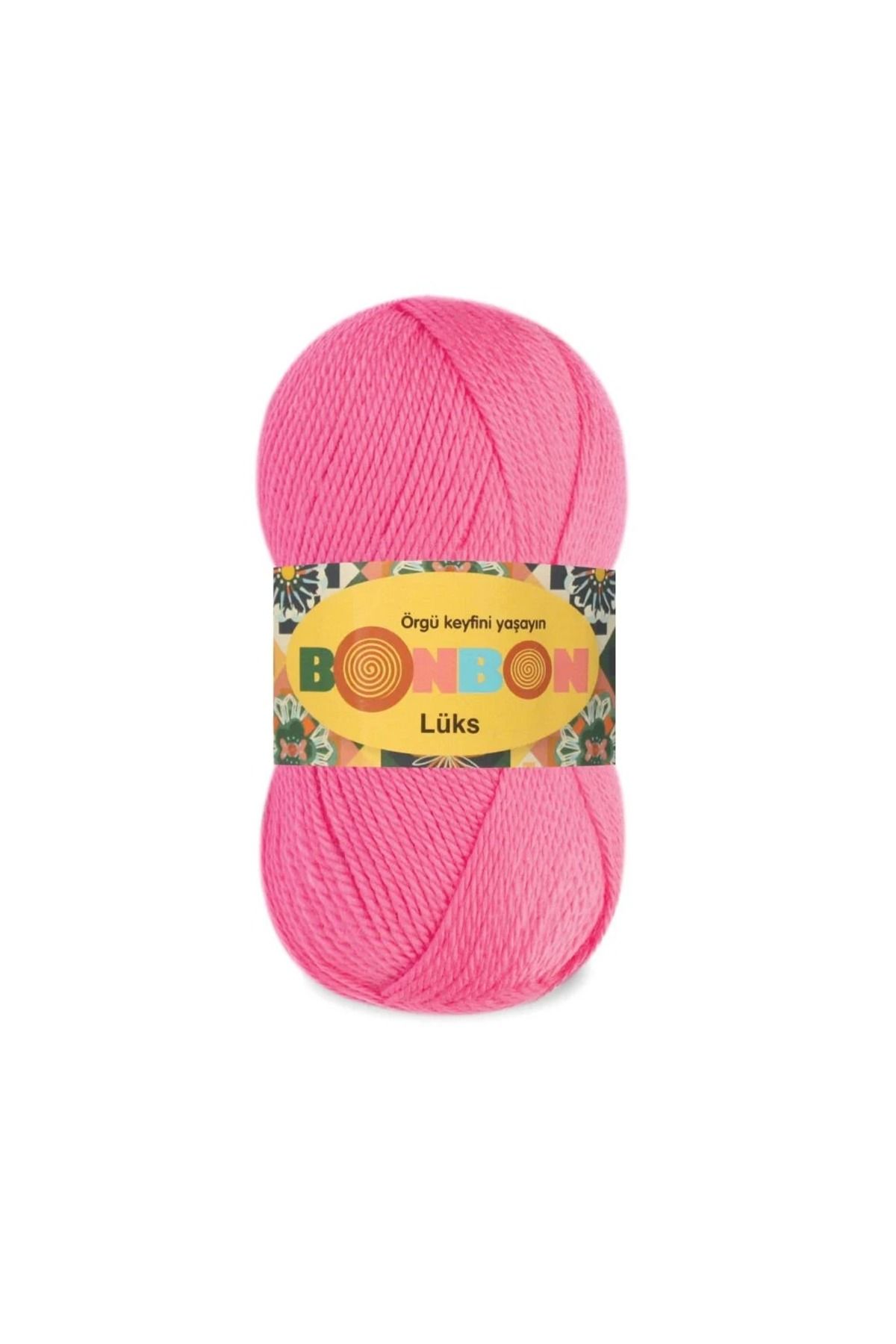 NAKO Bonbon Lüks 98230 Pembe (5 Adet) Örgü İpi